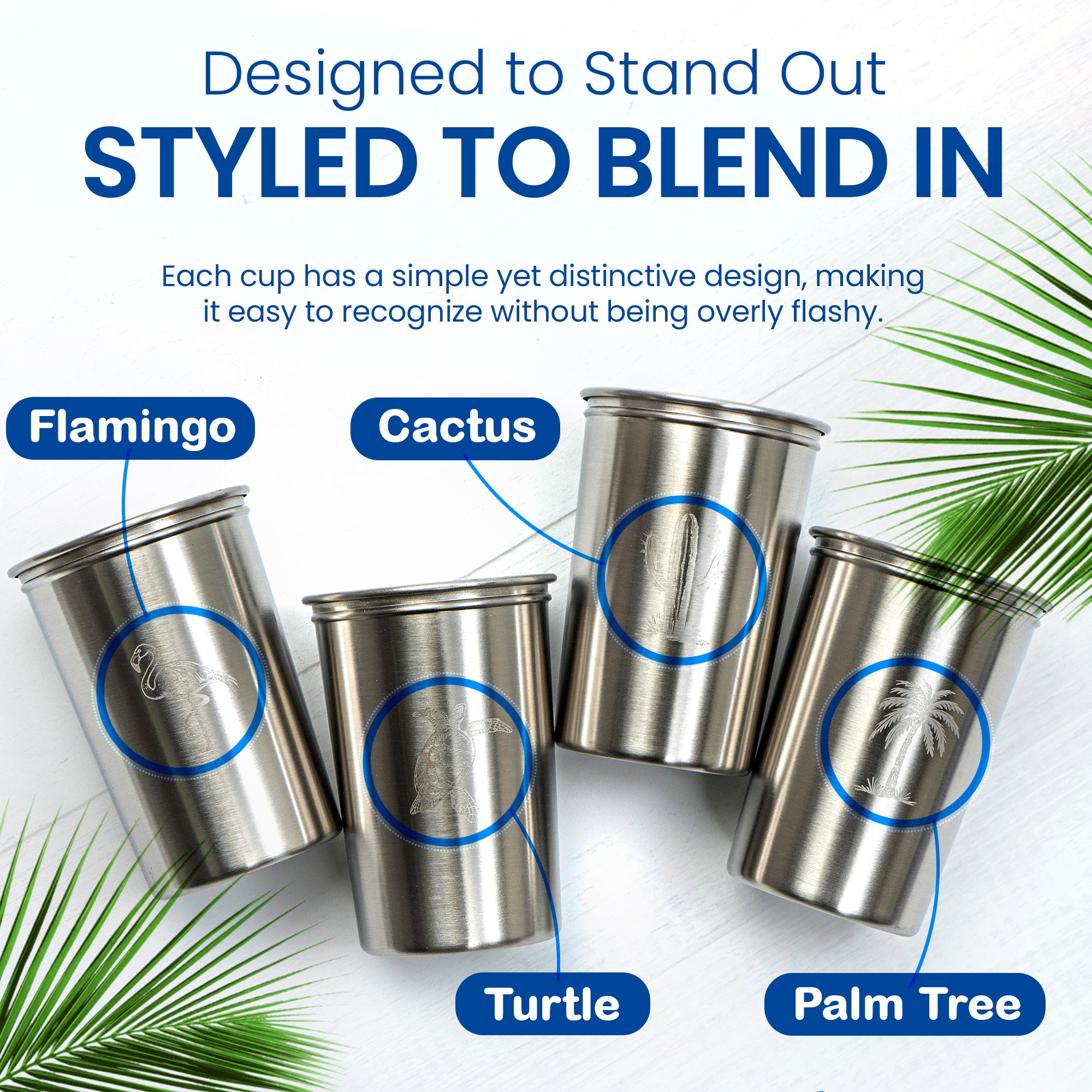 Premium Stainless Steel Camping Cup Set with Hooks - 3-Piece Nesting Design, Durable & Lightweight for Outdoor Adventures (Orange) | Perfect for Hiking, Backpacking, and Travel Accessories