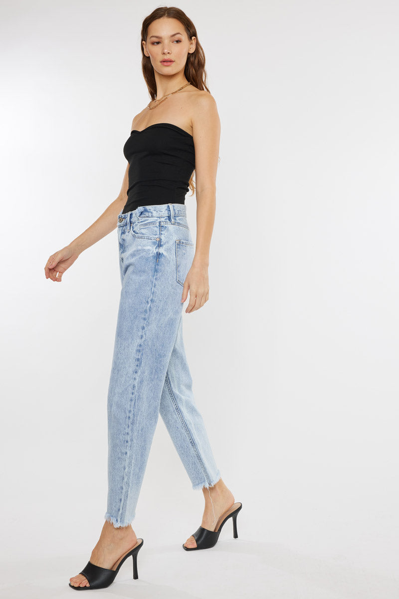 Meadow High Rise Straight Leg Jeans for Women - Stretchy Denim Pants, Comfortable & Flattering Fit - Perfect for Casual Wear, Office & Date Nights