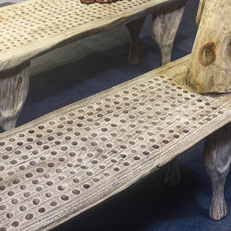 Midnight Black Minimalist Wooden Shoe Bench with Armrest - Perfect for Entryway, Hallway & Bedroom Organization