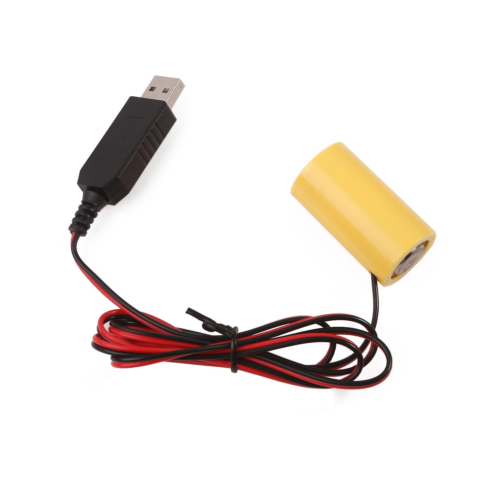 LR14 C Battery USB Power Supply Cable - Replace 4 LR14 C Batteries (4 x 1.5V) | Portable Power Solution for Flashlights, Toys & Electronic Devices | Eco-Friendly USB Charging Alternative