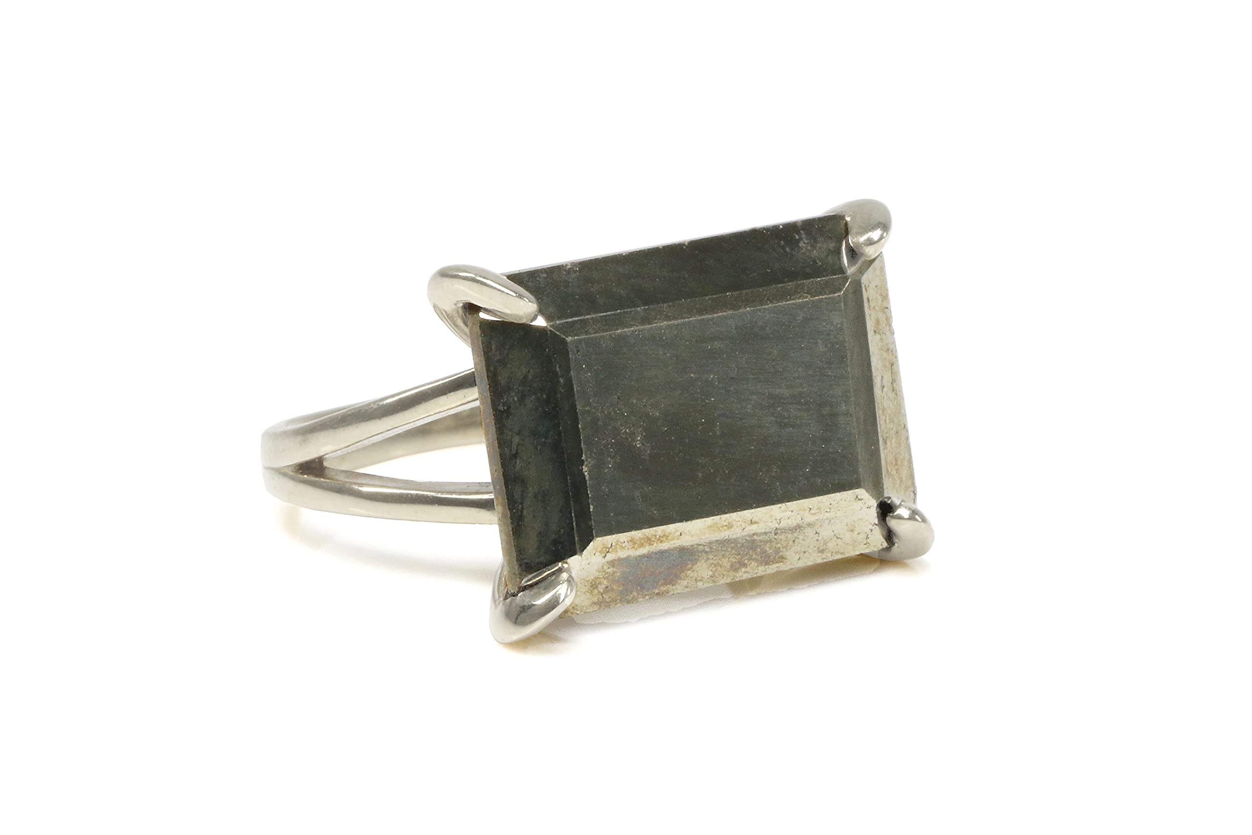 Handmade Pyrite Stone Ring for Women - Unique Boho Fashion Statement Ring - Customizable Artisan Jewelry in Various Sizes & Materials | Perfect for Gift Giving, Boho Chic Outfits & Special Occasions