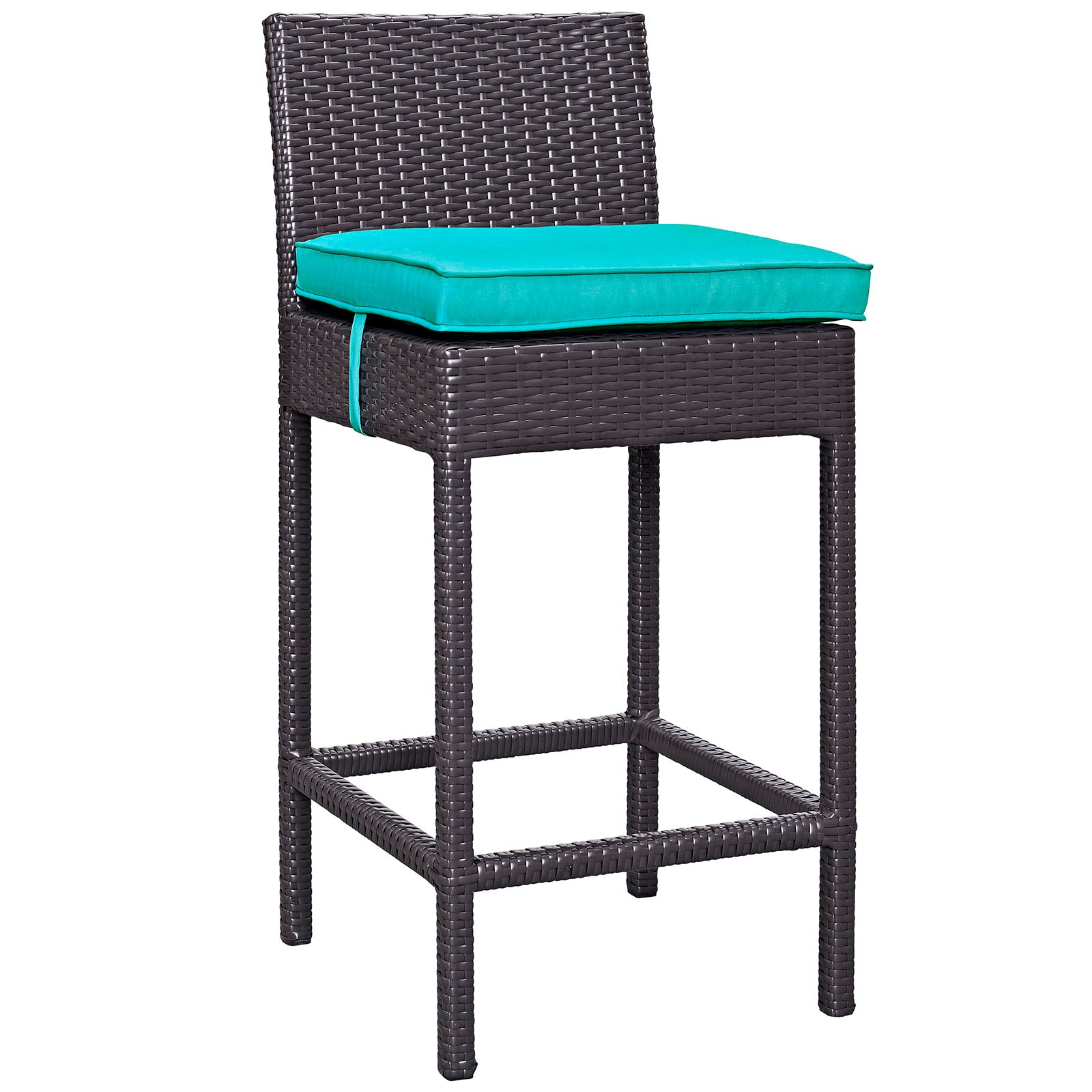 Premium Outdoor Patio Fabric Bar Stool - Waterproof & UV Resistant - Adjustable Height - Perfect for Backyard, Deck, Poolside & Garden Relaxation
