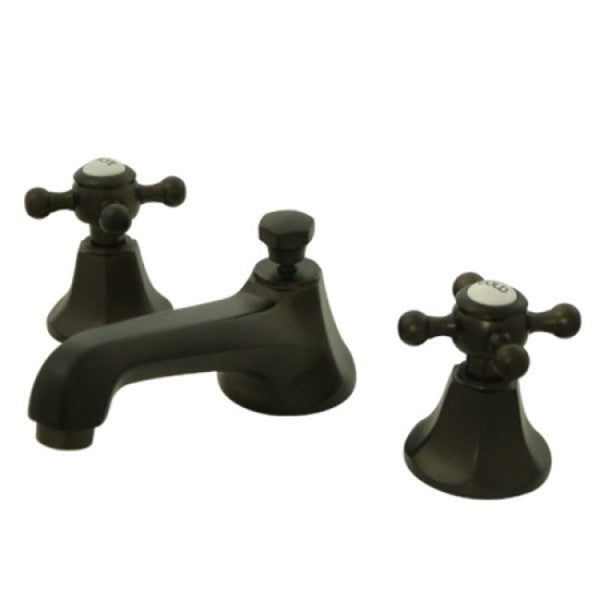 Modern Widespread Bathroom Faucet with Brass Pop-Up Drain - Perfect for Vanity Sinks, Powder Rooms & Guest Bathrooms