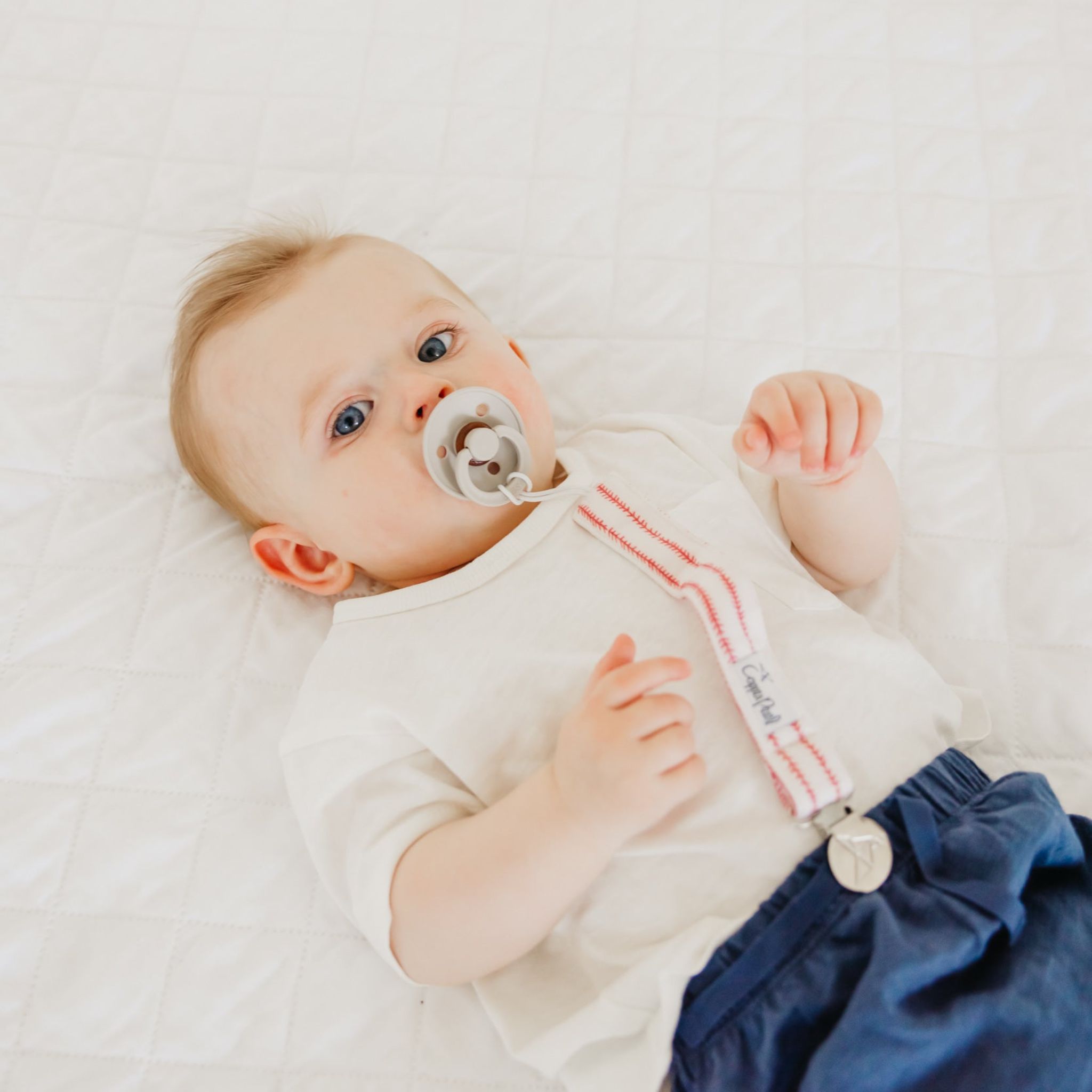 Binky Clips - Secure Pacifier Holder for Babies | Soft & Durable Pacifier Clip for Strollers, Car Seats & Diaper Bags