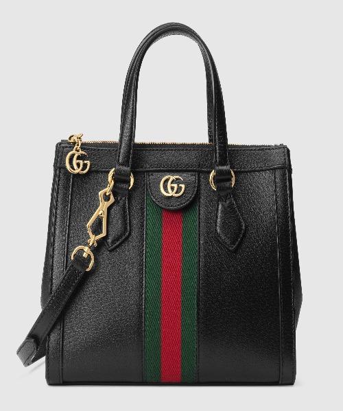 Gucci Ophidia Small Tote Bag for Women - Black Leather Crossbody Handbag Purse | Perfect for Work, Travel & Everyday Use