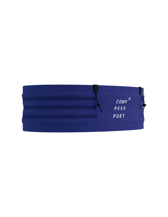 Compressport Unisex Free Belt Pro Running Waist Pack - Dazz Blue for Marathon, Hiking & Outdoor Sports