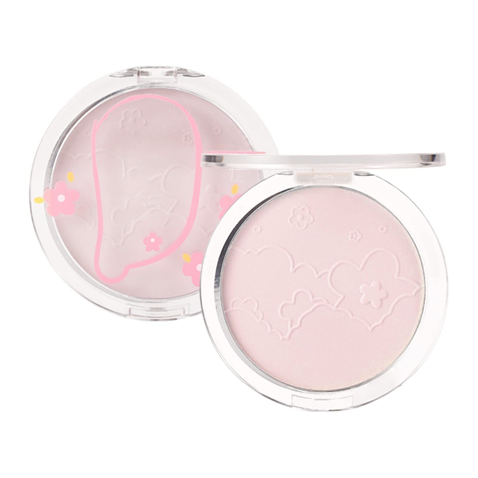 Korean Makeup Loose Powder - 1PCS Waterproof Sweat Proof Oil Control Setting Powder with Concealer & Brush | Long Lasting Makeup for All-Day Wear | Perfect for Daily Use, Parties & Professional Makeup