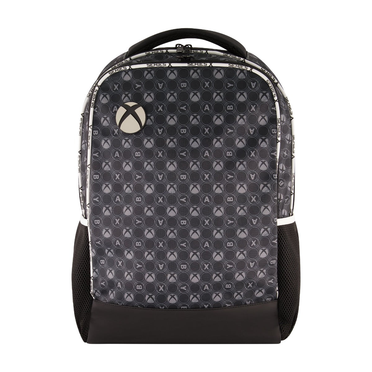 Xbox Black Geometric Backpack for Gaming & Travel - Durable Laptop Bag for School, Work & Outdoor Adventures