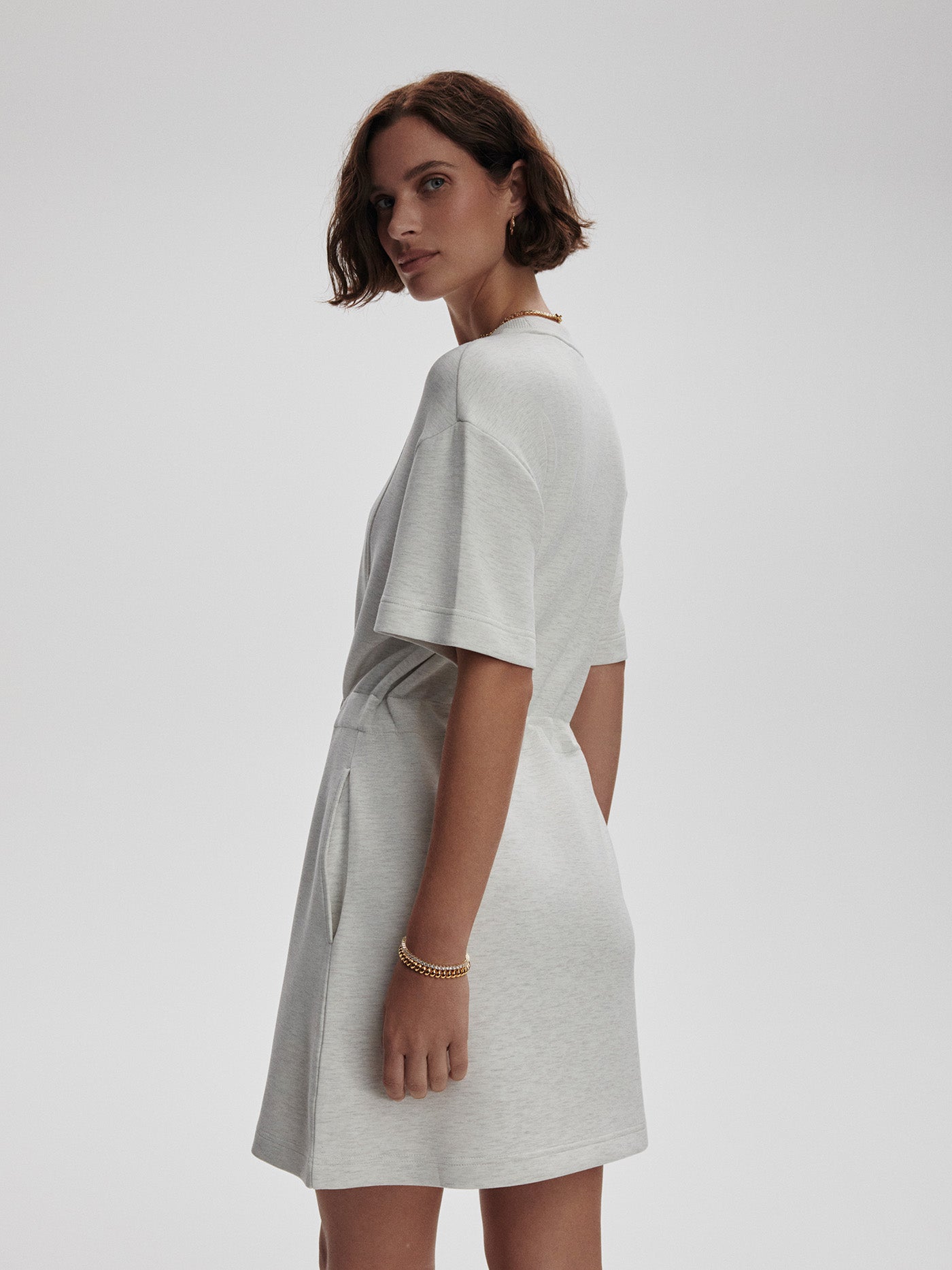Varley Maple Dress 2.0 - Ivory Marl Women's Casual Summer Dress | Perfect for Beach Vacations, Brunch Dates & Summer Outings