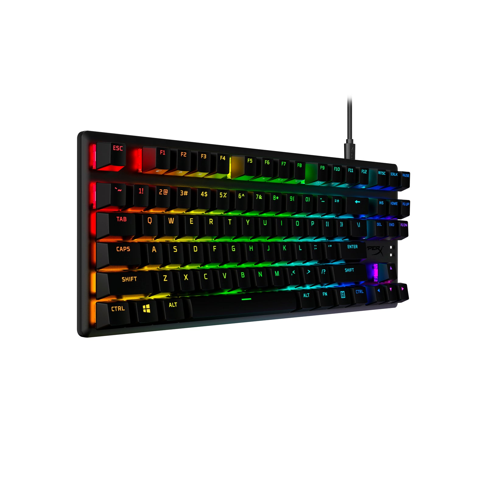 HyperX Alloy Origins Core PBT Mechanical Gaming Keyboard with HX Red Switches - Perfect for PC Gaming, Esports & Typing