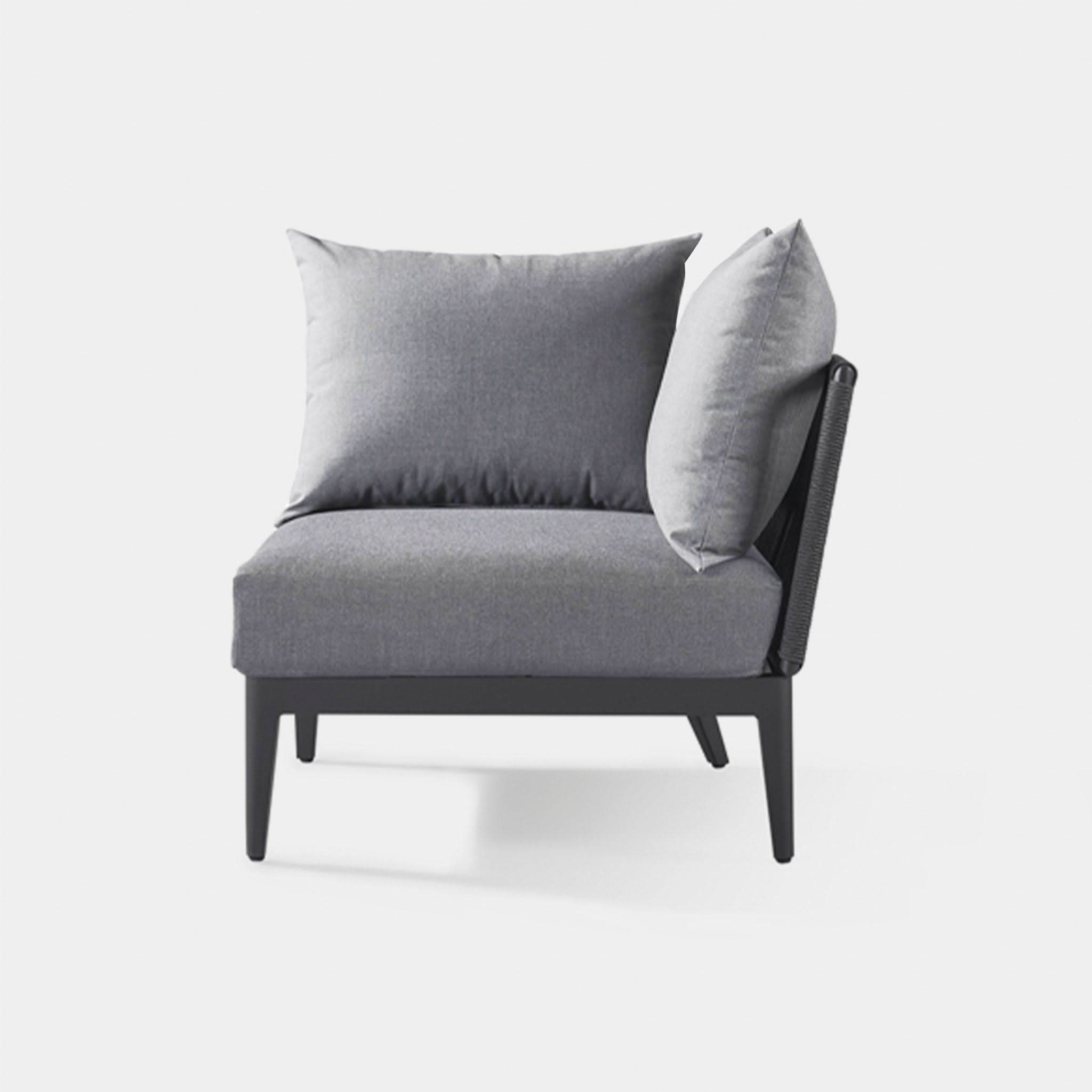 Hamilton Corner Sofa - Modern L-Shaped Sectional Couch with Storage Ottoman, Perfect for Small Spaces & Apartment Living - Living Room, Family Room, Home Theater, Office Lounge