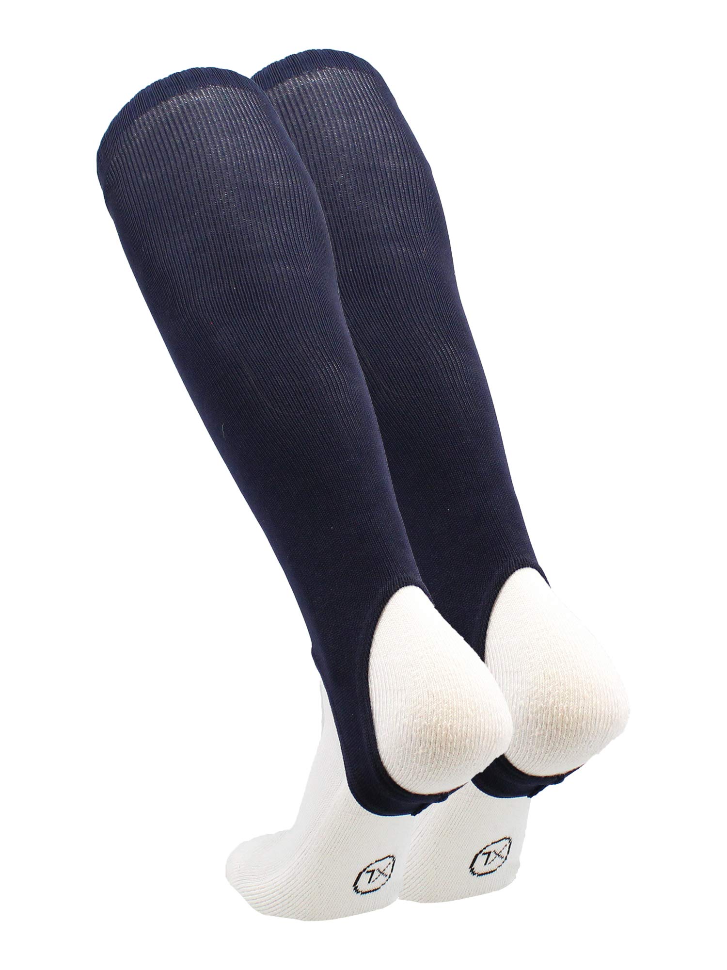 TCK Sports 4 Inch Baseball Softball Stirrups Socks - Compression Leg Sleeves for Baseball & Softball Players - Perfect for Games, Practices & Training Sessions