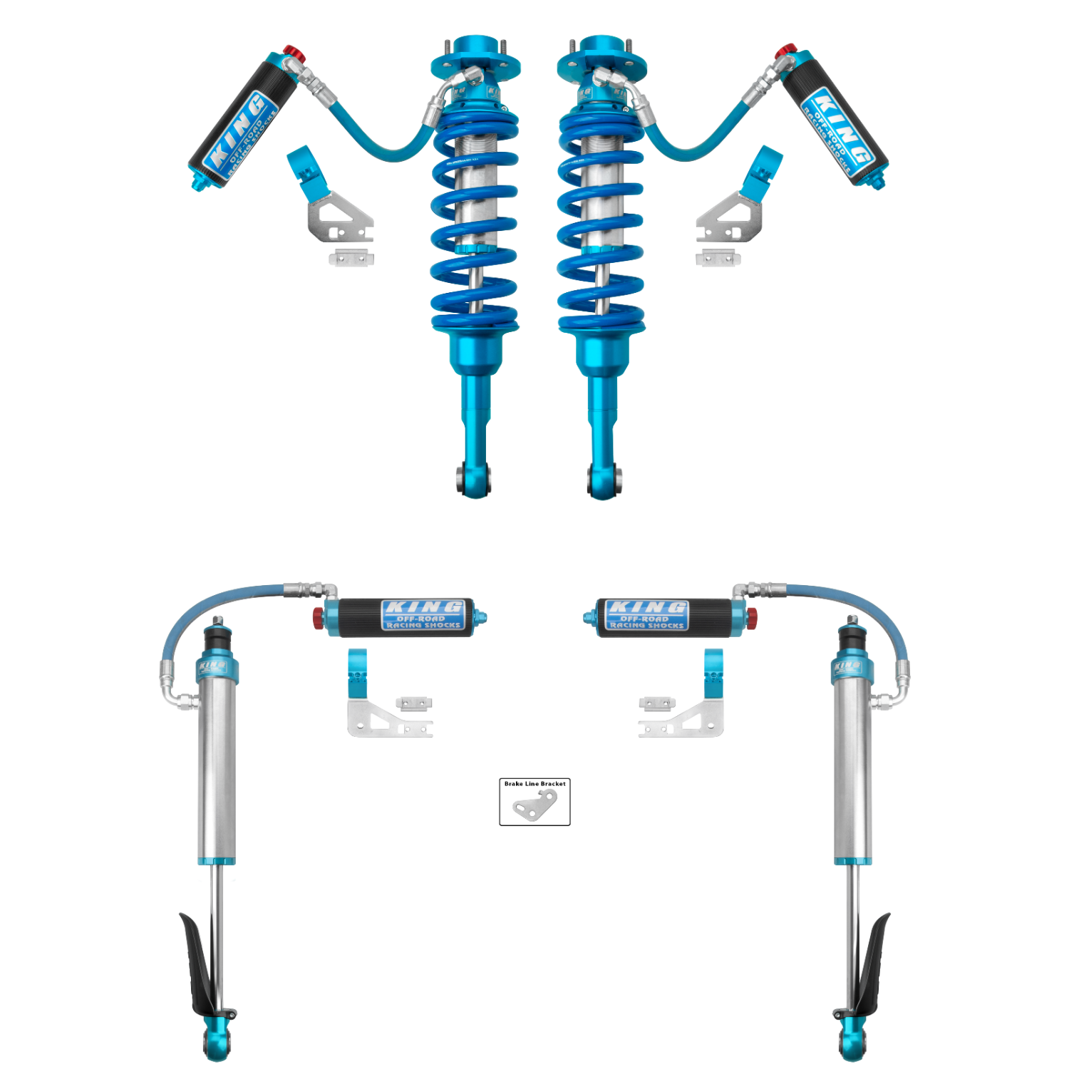 24+ Toyota LC250 & Lexus GX550 Complete King Shock Suspension Kit - Off-Road Performance Upgrade for Adventure & Overlanding