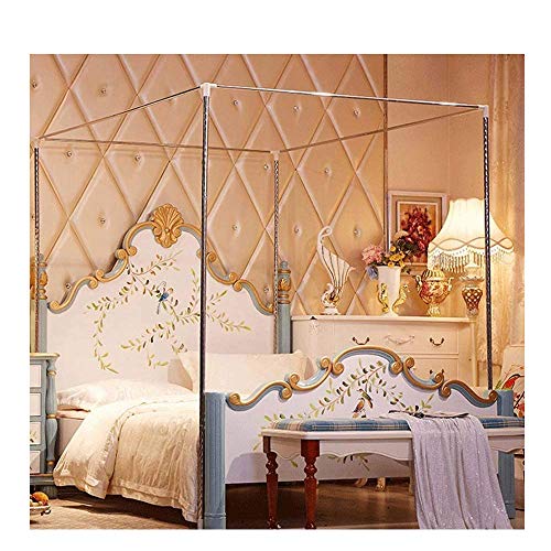Stainless Steel Mosquito Net Bracket for Canopy Bed - DIY Bedroom Decor for Mattress Protection