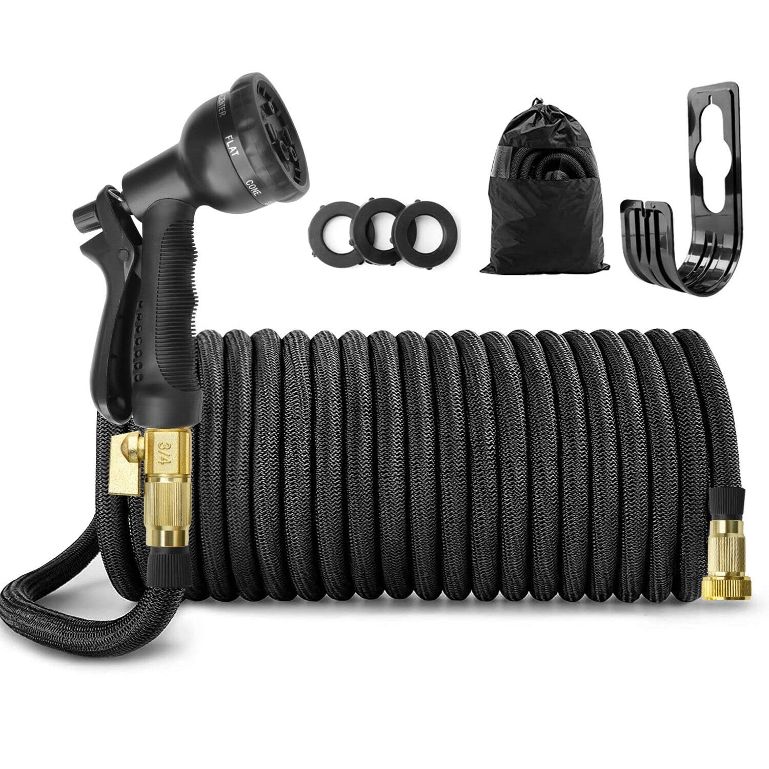 **Expandable Flexible Garden Water Hose - Lightweight, Durable & Leak-Proof - Perfect for Lawn, Yard, Car Washing & Outdoor Watering**