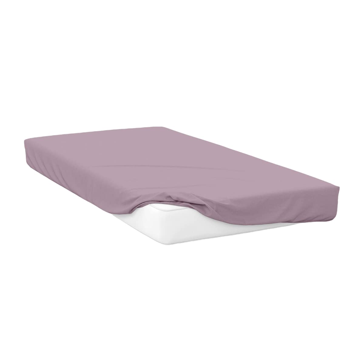 Belledorm 400 Thread Count Egyptian Cotton Extra Deep Fitted Sheet - Twin Size, Duck Egg Blue - Luxury Bedding for Hotels, Dorms & Guest Rooms