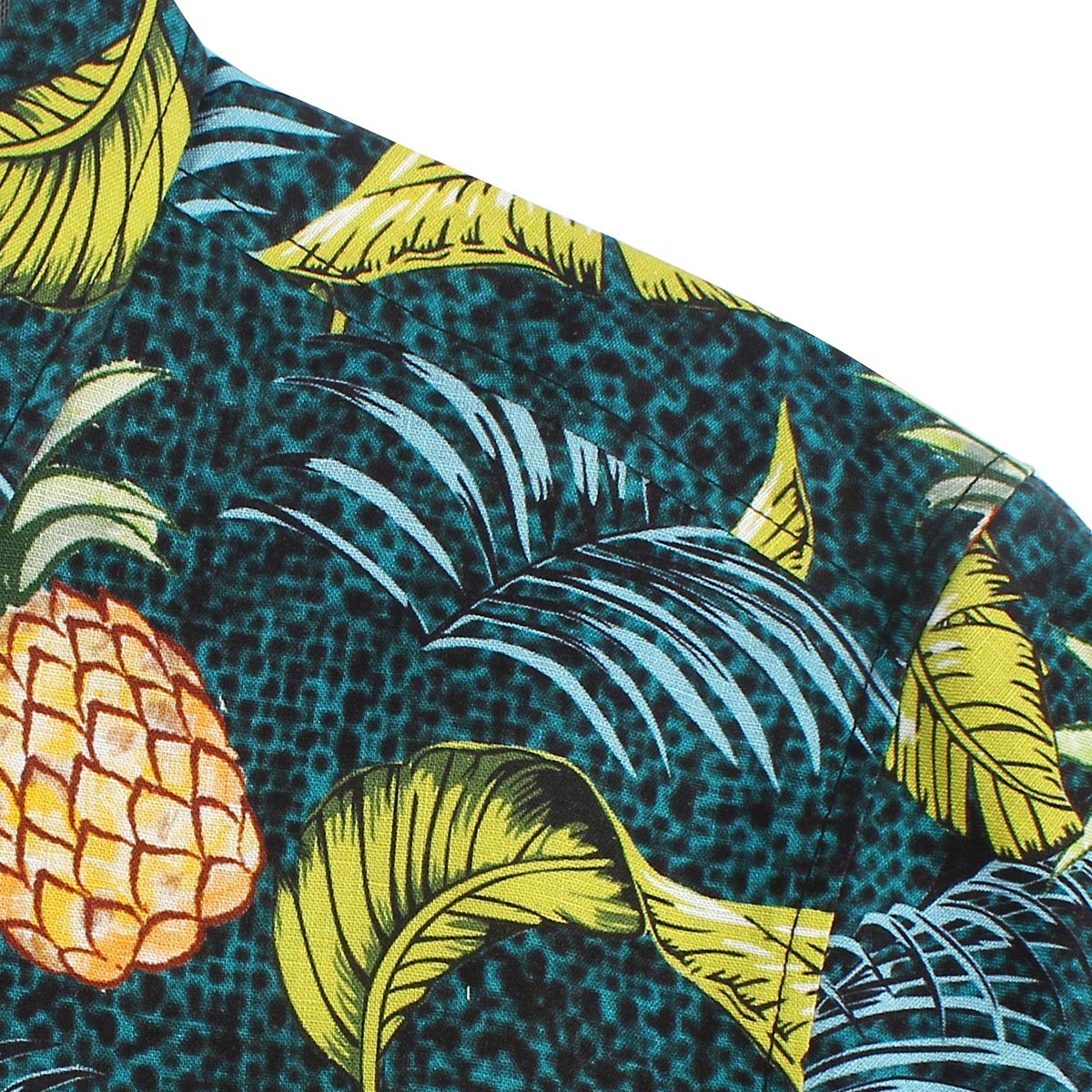 Men's Hawaiian Shirts - 100% Linen Short Sleeve Button Down Shirt for Beach & Summer | Casual Relaxed Fit Floral Print Shirt | Perfect for Vacations, Luau Parties & Tropical Getaways