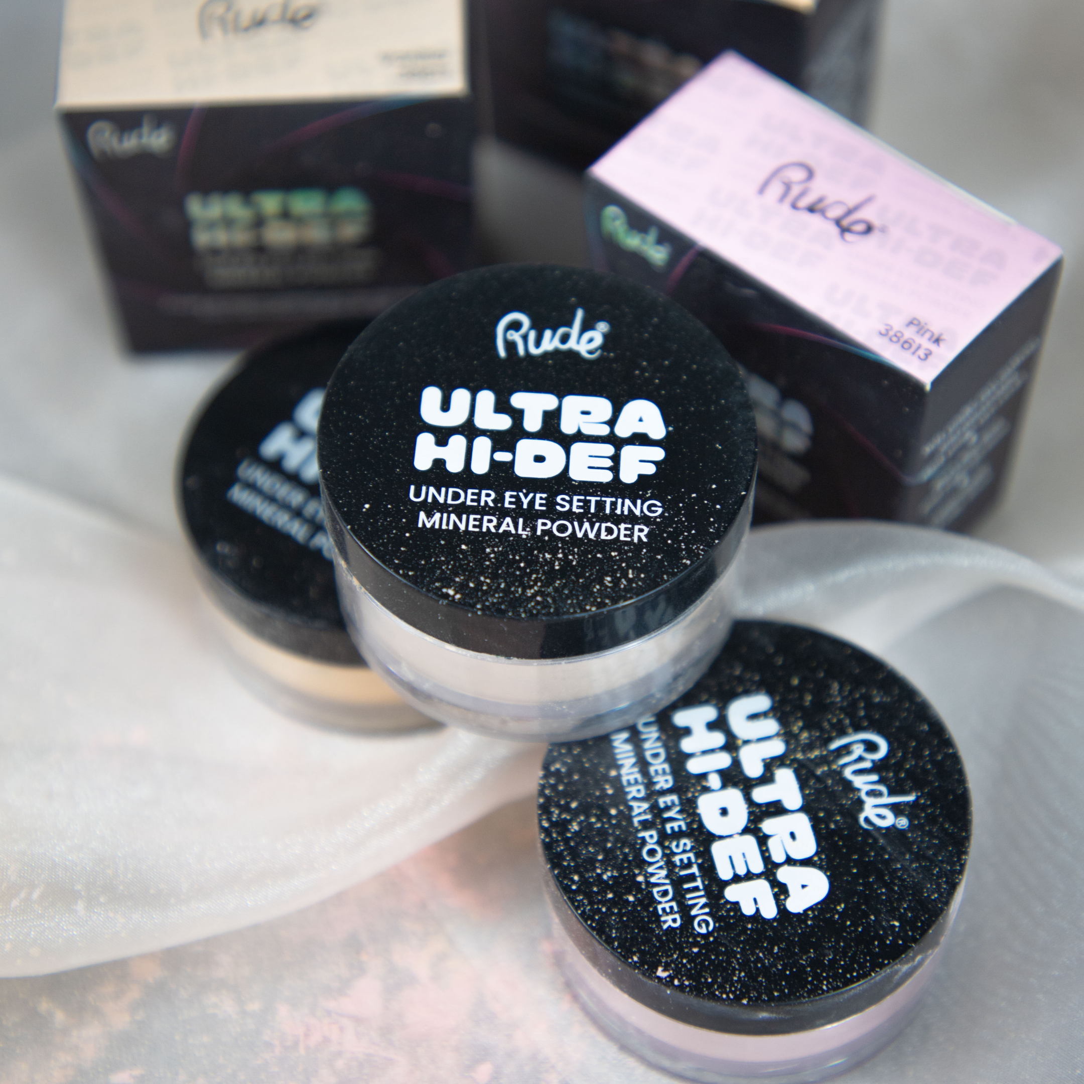 UHD Under Eye Setting Mineral Powder - Translucent Loose Powder for Brightening & Smoothing Fine Lines - Perfect for Makeup Setting & Touch-Ups