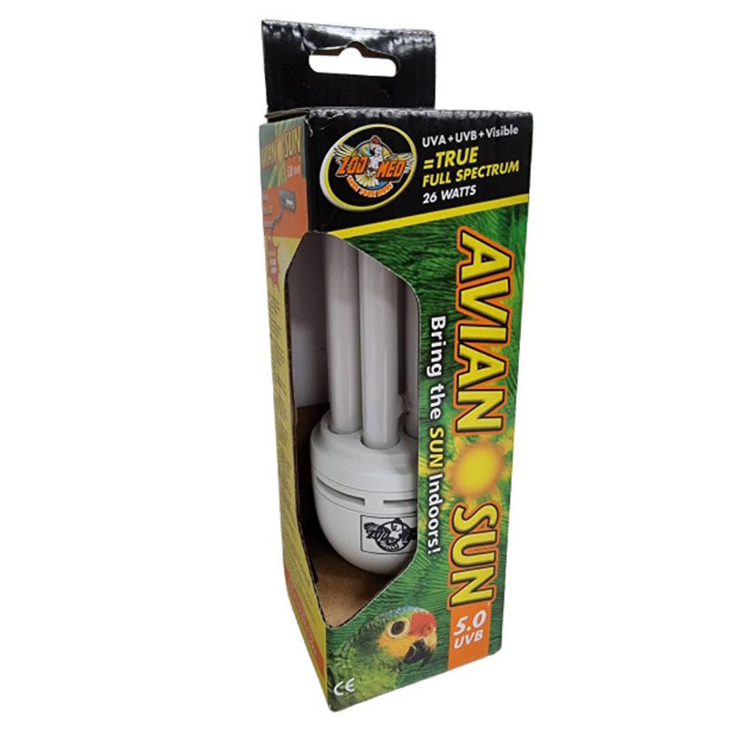 Avian Sun UVB Compact Fluorescent Light Bulb for Reptiles & Amphibians - Ideal for Terrariums, Vivariums & Pet Habitats