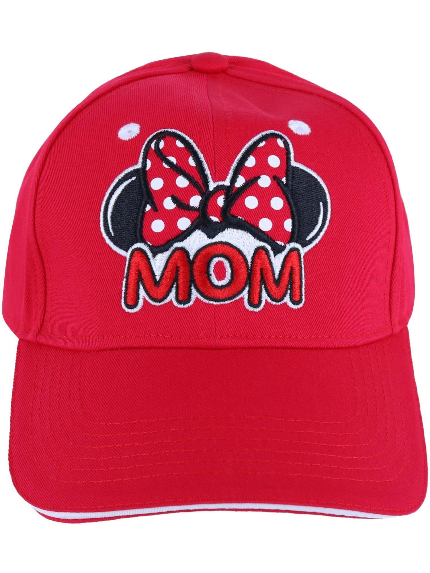 Disney Women's Minnie Mouse Baseball Cap - Cute Mickey Ears Hat for Moms & Disney Fans - Perfect for Theme Parks, Gifts & Everyday Fashion