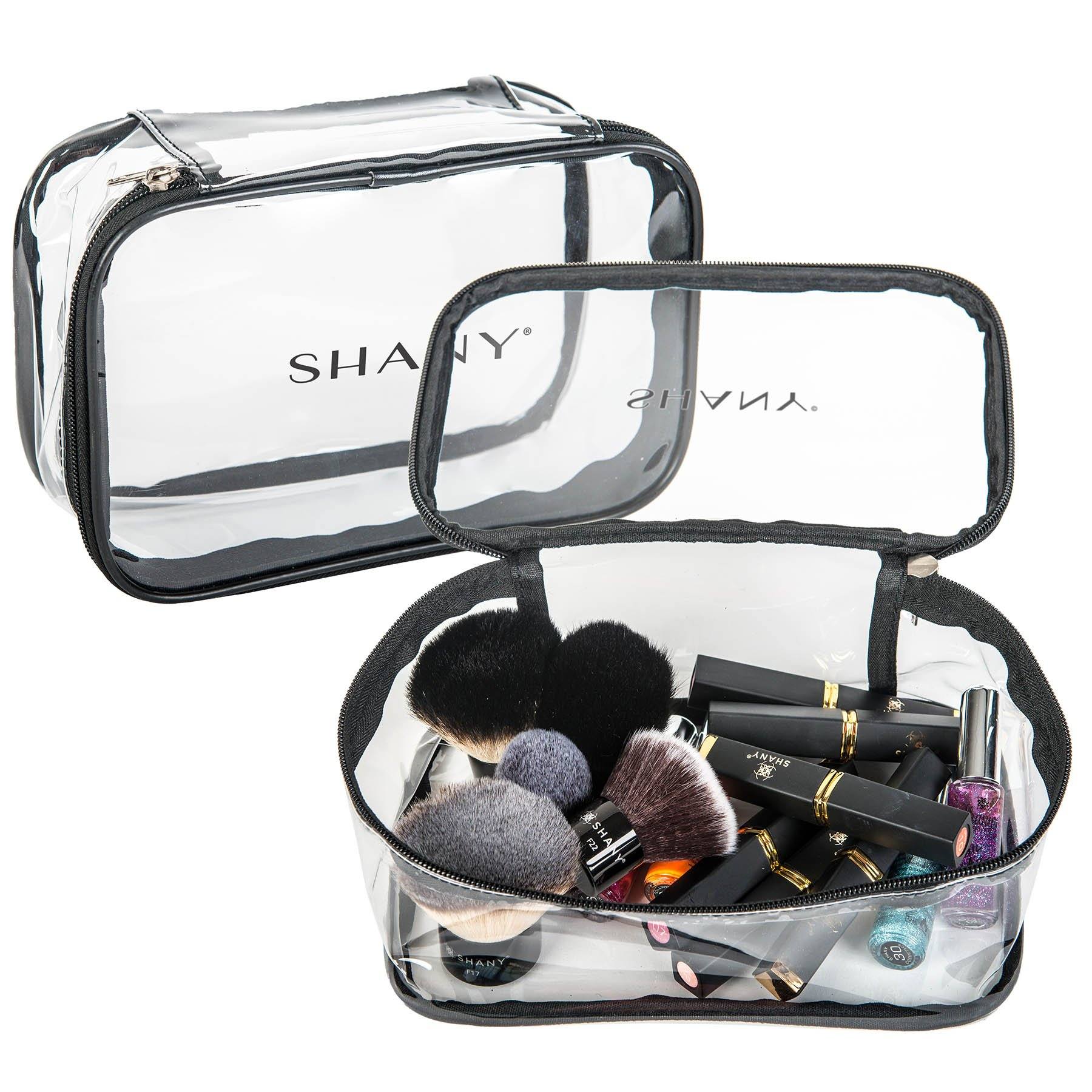 Slumber Party Cosmetics Clear Travel Bag - Waterproof Makeup Organizer & Multi-Use Storage Pouch (1 Count) - Perfect for Travel, Gym, Beach & Cosmetic Organization
