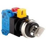 Idec HW1K-33DF20 Keylock Switch - 20A 250V AC, 2-Position, Panel Mount, Industrial Grade for Control Panels & Machinery Safety