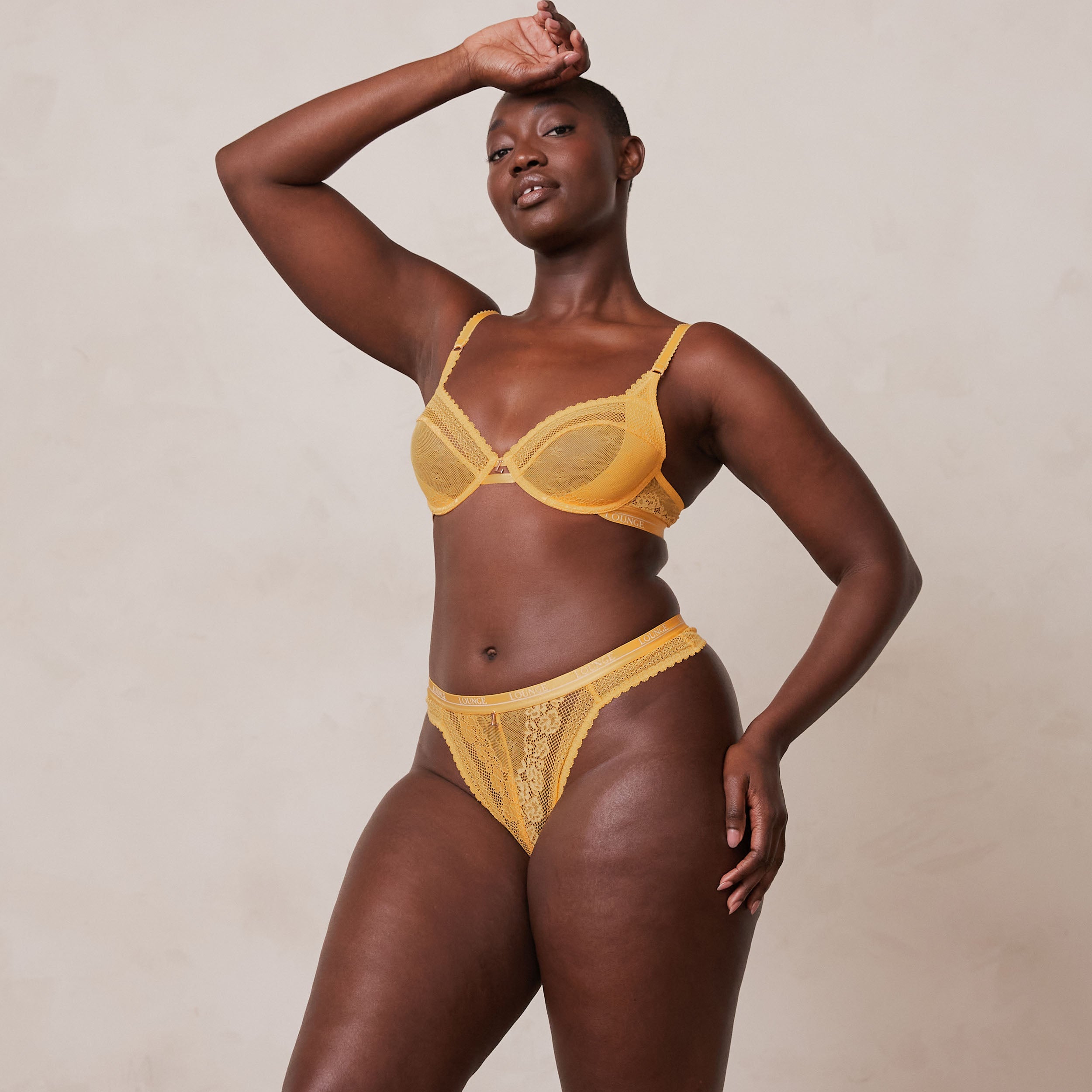 Liberty Balcony Bra - Comfortable Wireless Mustard Yellow Bralette for Women | Perfect for Yoga, Lounge & Everyday Wear