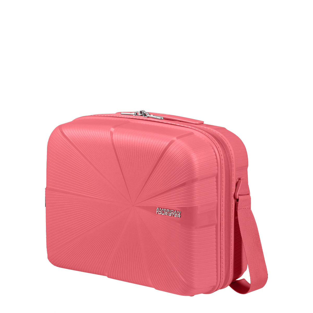 American Tourister Starvibe Vanity Case MD5001 SUN/KISSED/CORAL - Stylish Makeup Travel Case for Women, Perfect for Weekend Getaways & Air Travel