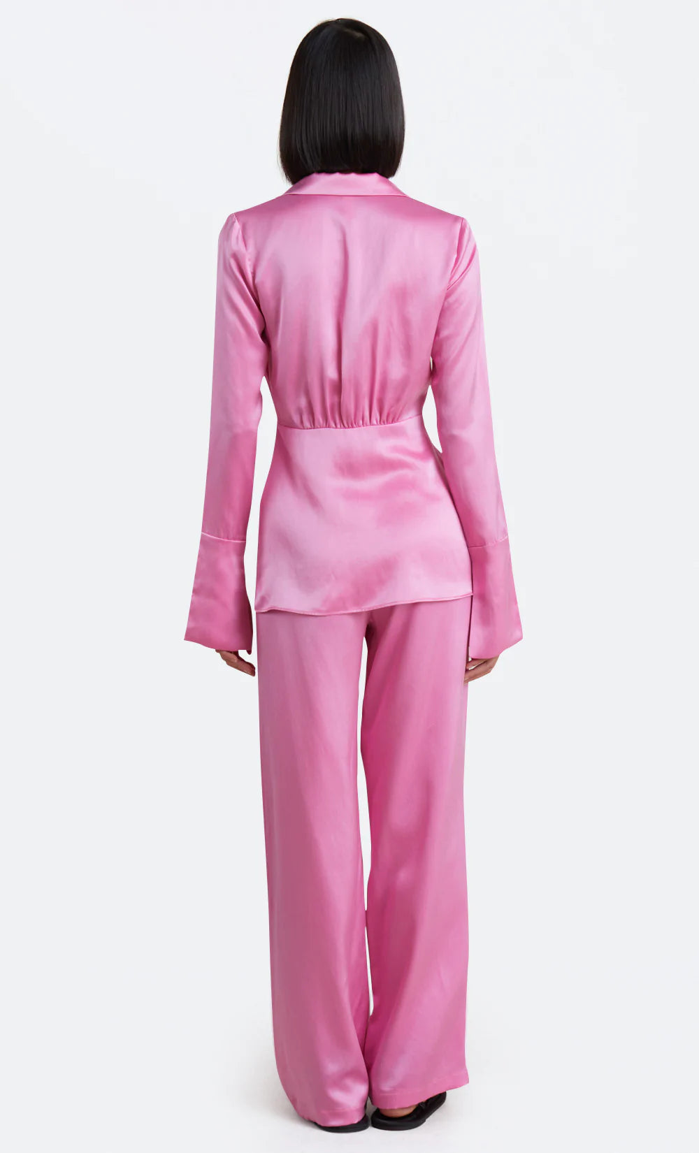 Amber Shirt for Women - Candy Pink Blouse, Casual & Elegant Tops for Work, Date Night, and Everyday Wear