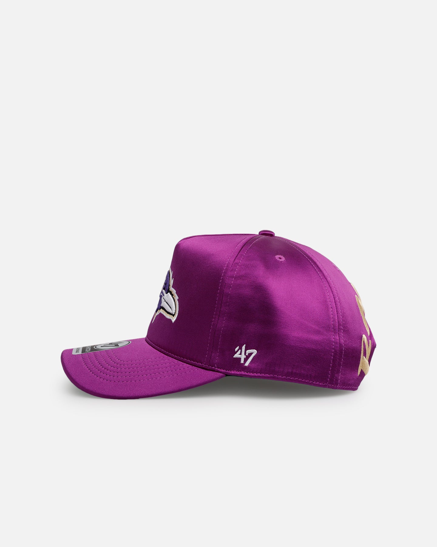 47 Brand Baltimore Ravens 'Silky Way' 47 Hitch Snapback Purple Hat - Adjustable Snapback Cap for Men & Women - Perfect for Football Games, Tailgating & Casual Wear