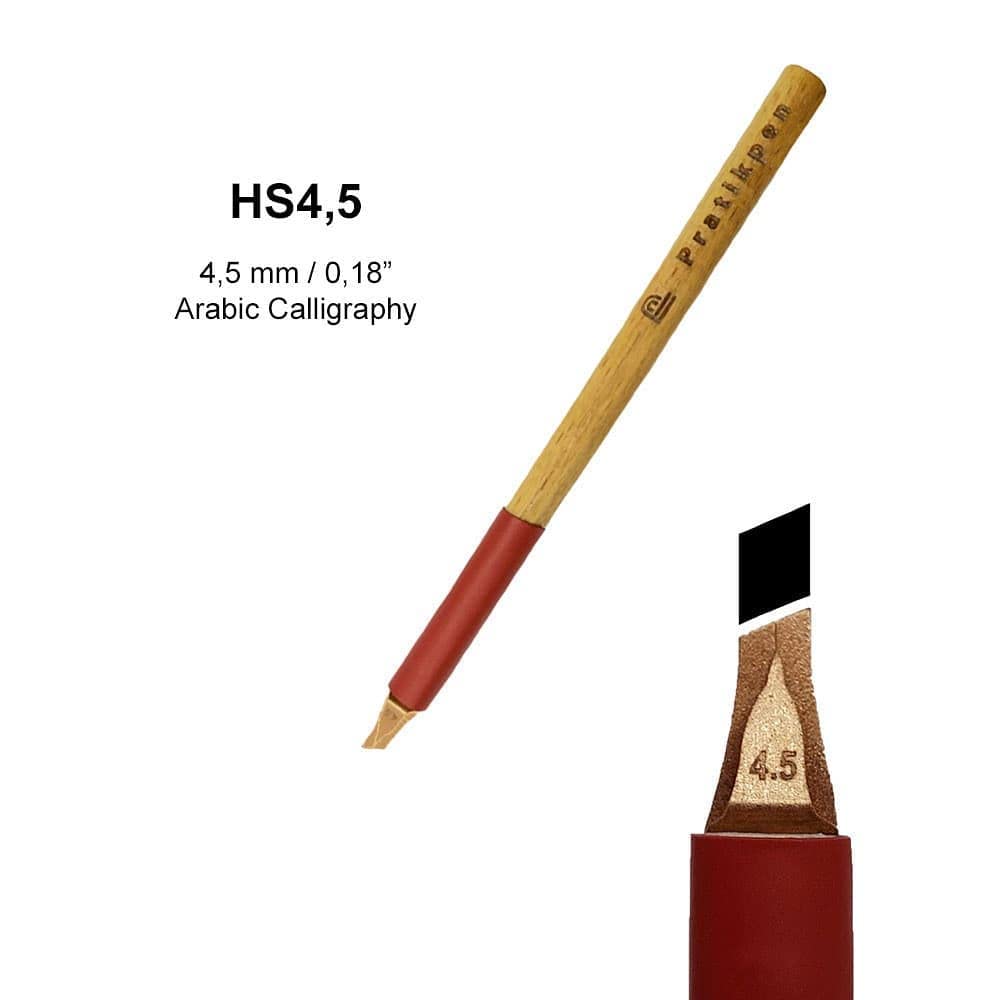 Arabic Calligraphy Pen Set for Beginners - Handmade Dip Nib with Unique Design Handle & Leather Pen Holder - Perfect for Islamic Art, Hand Lettering, Journaling, Wedding Invitations & Gift Giving