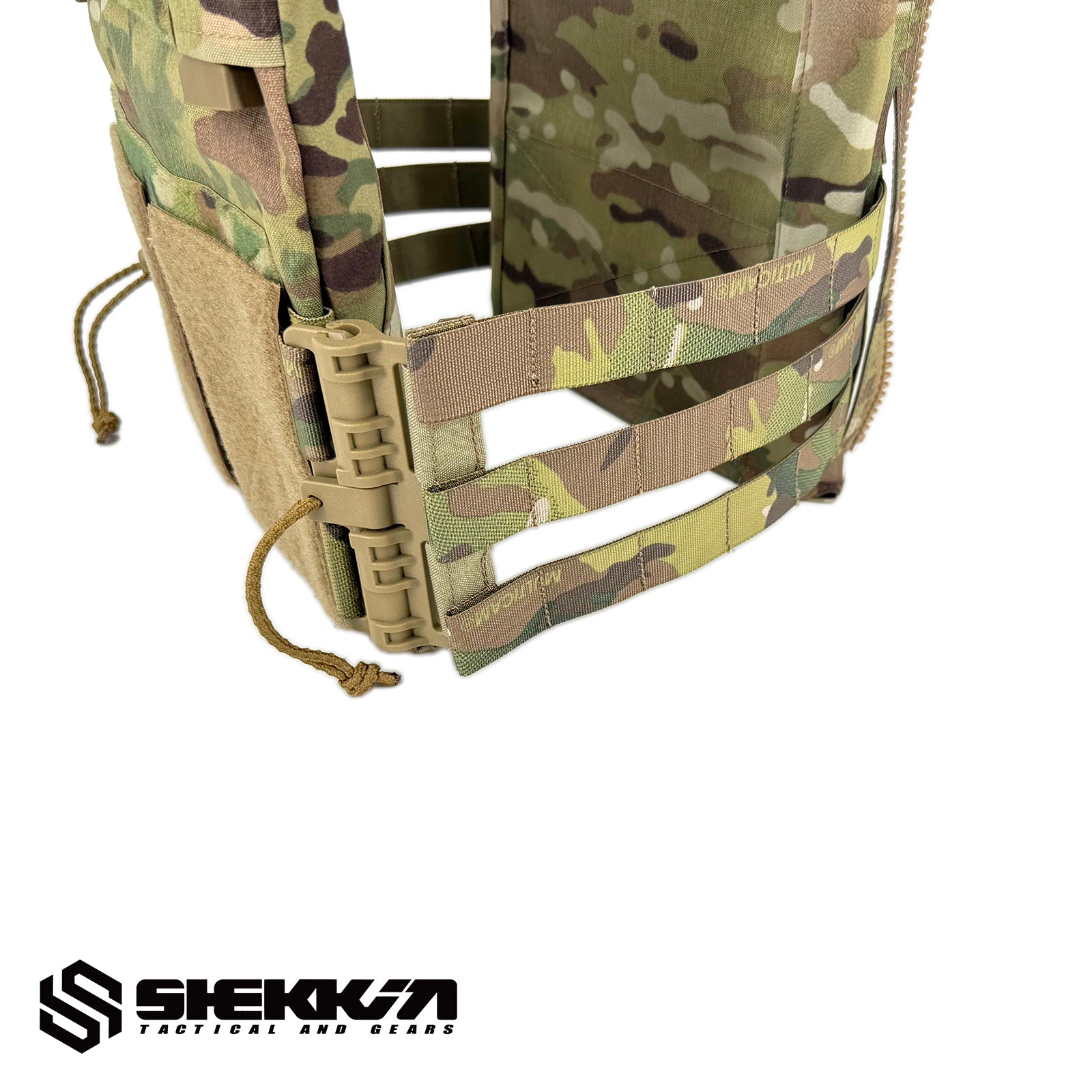 LV119 Quick Release Cube Cummerbund Tactical Vest Accessory - Adjustable MOLLE-Compatible Military Gear for Airsoft, Hunting & Outdoor Adventures