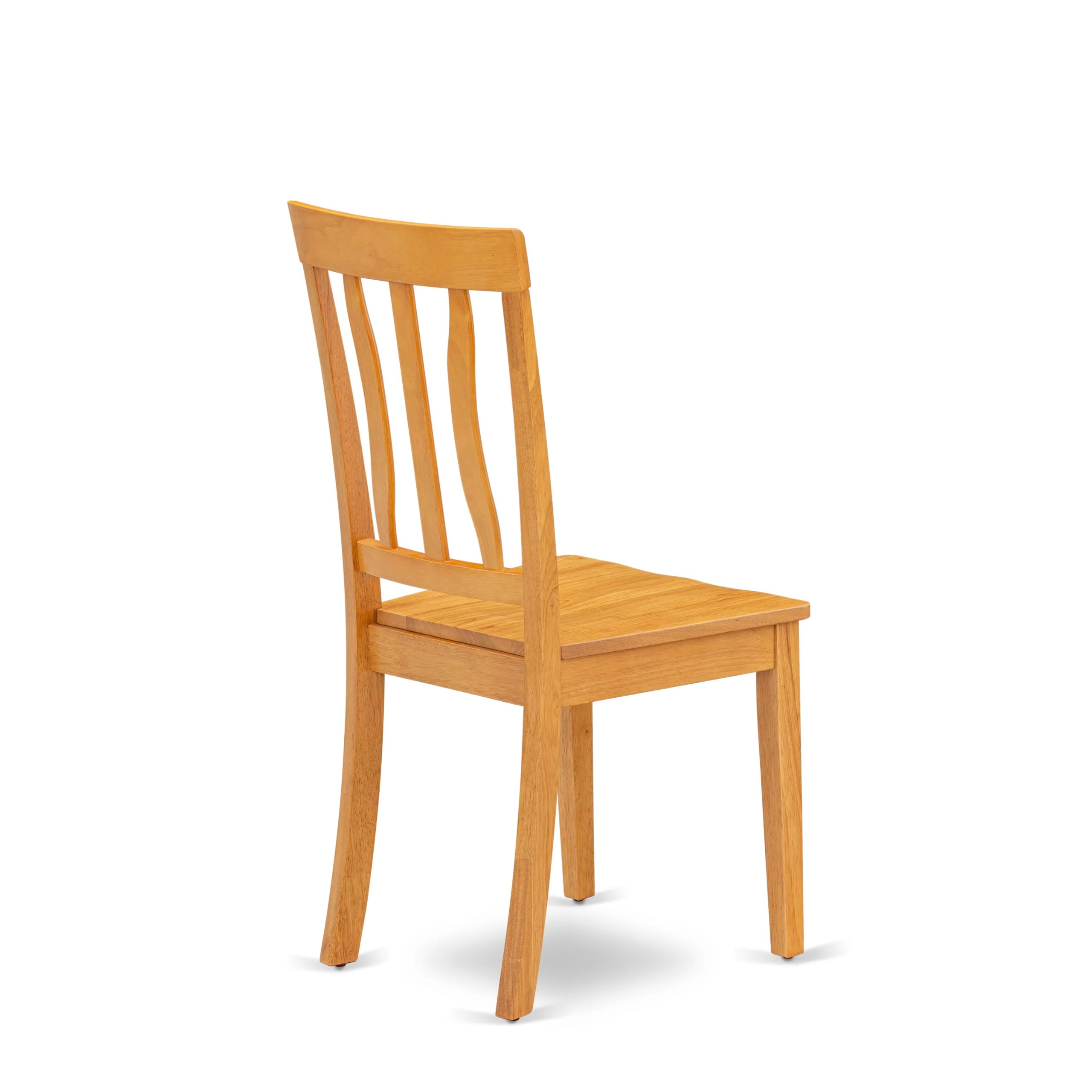 East West Furniture AMAN3-OAK-W 3-Piece Oak Dining Room Set with 36