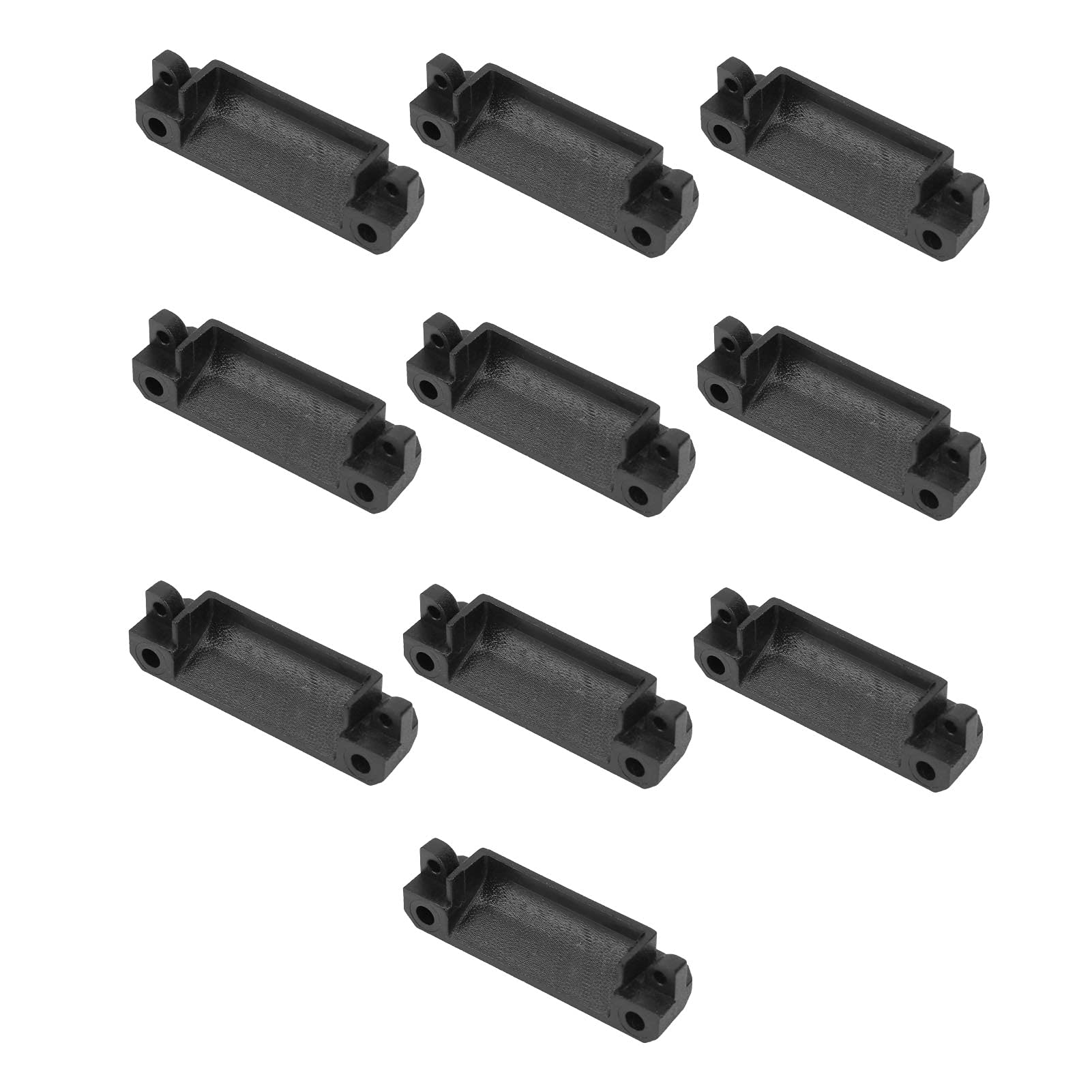 ViaGasaFamido 10Pcs ABS Blower Fan Air Guide Parts - High Efficiency Heat Dissipation & Thermal Conductivity Cooling Duct Replacement for 3D Printers | Perfect for DIY 3D Printing Projects & Printer Maintenance