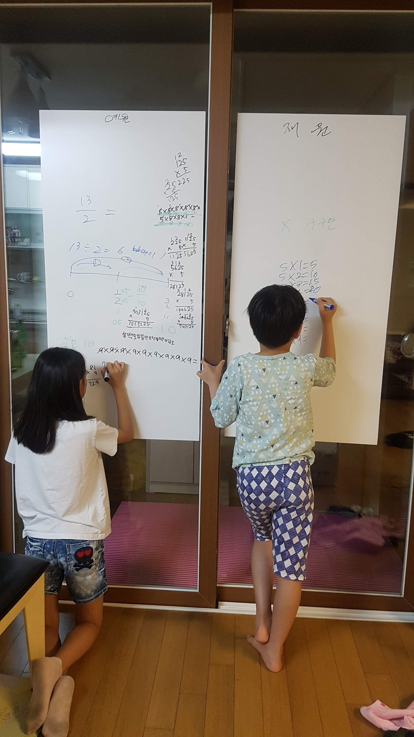 Premium 4x6 Glossy Whiteboard Dry Erase Wallpaper - Self-Adhesive Removable White Board for Office, Classroom & Home - Perfect for Notes, Planning & Creative Projects