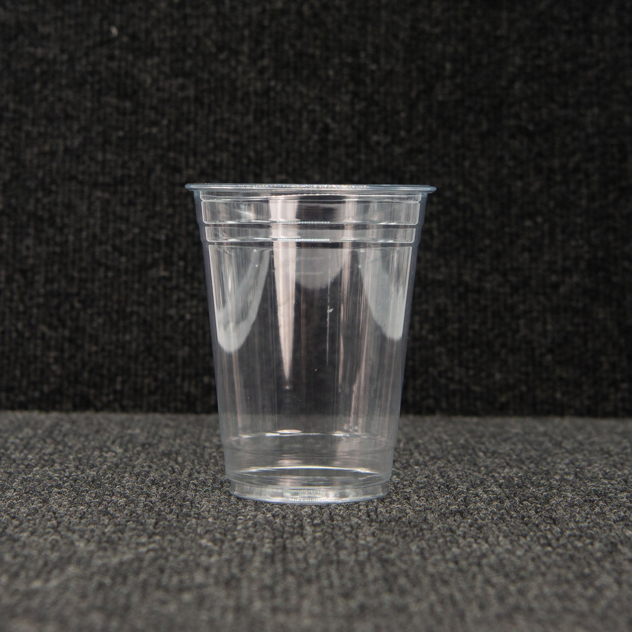 KARAT 12 oz Clear Plastic Cold Cups - Bulk Pack of 50 Disposable Unbranded Drinkware for Iced Coffee, Smoothies & Parties - BPA Free Reusable Tumblers