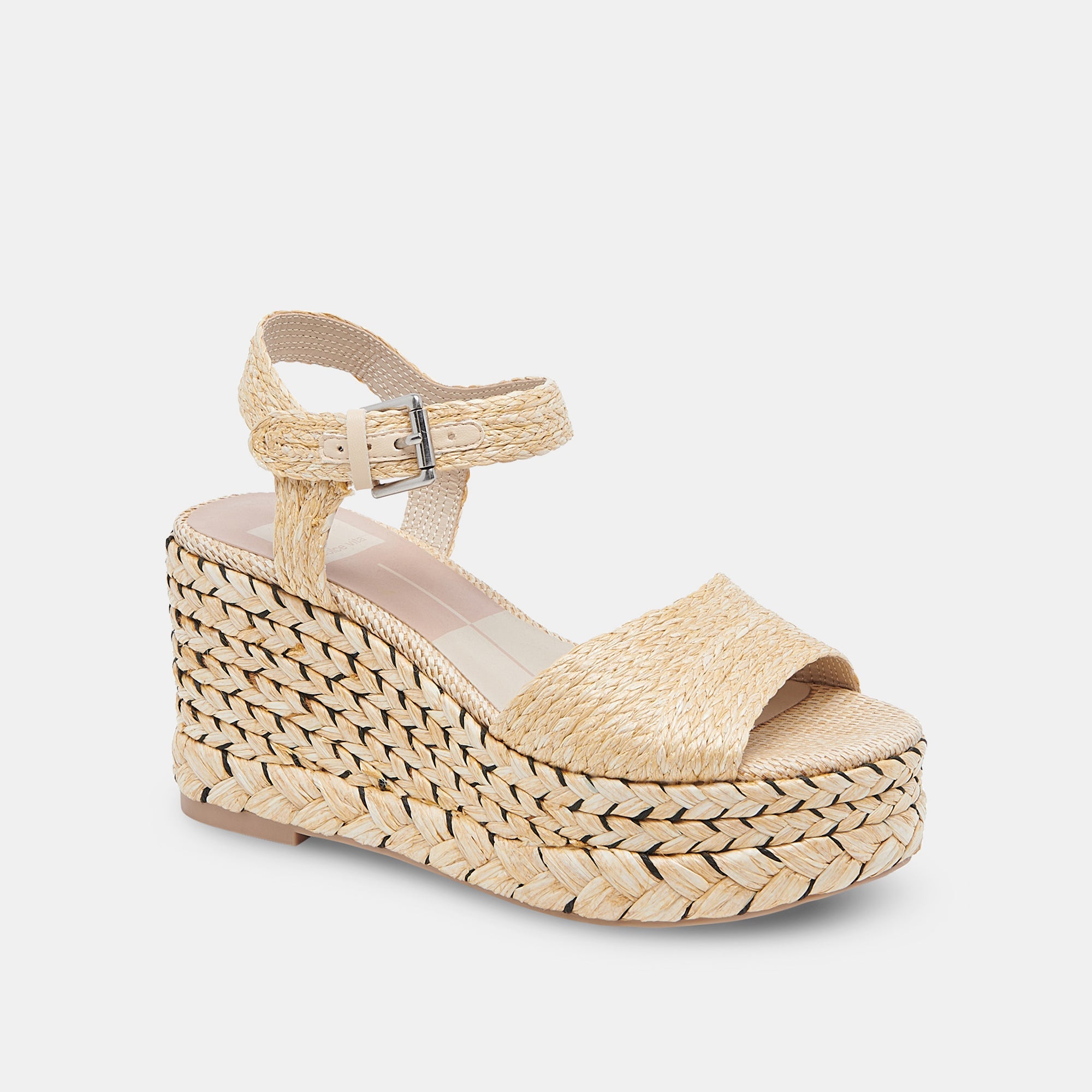 TIAGO WEDGES LT NATURAL RAFFIA Women's Comfortable Summer Sandals - Breathable Casual Shoes for Beach, Vacation & Everyday Wear