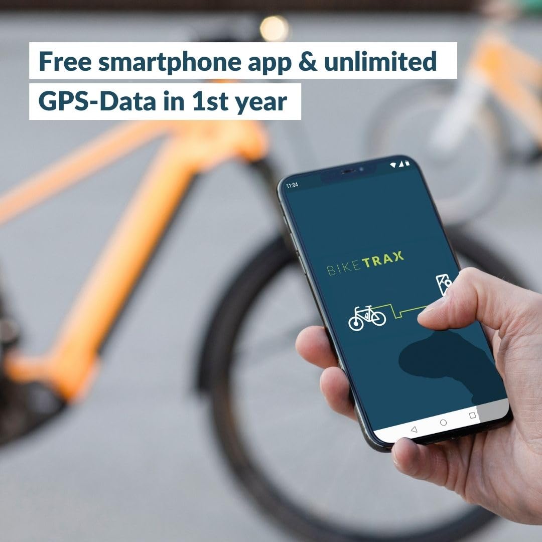 Premium GPS Tracker for E-Bikes – Universal Compatibility with 95%+ E-Bike Brands | Anti-Theft Protection | Real-Time Tracking via iOS & Android App | Built-in Alarm & SIM Card | Perfect for Urban Commuting & Outdoor Adventures