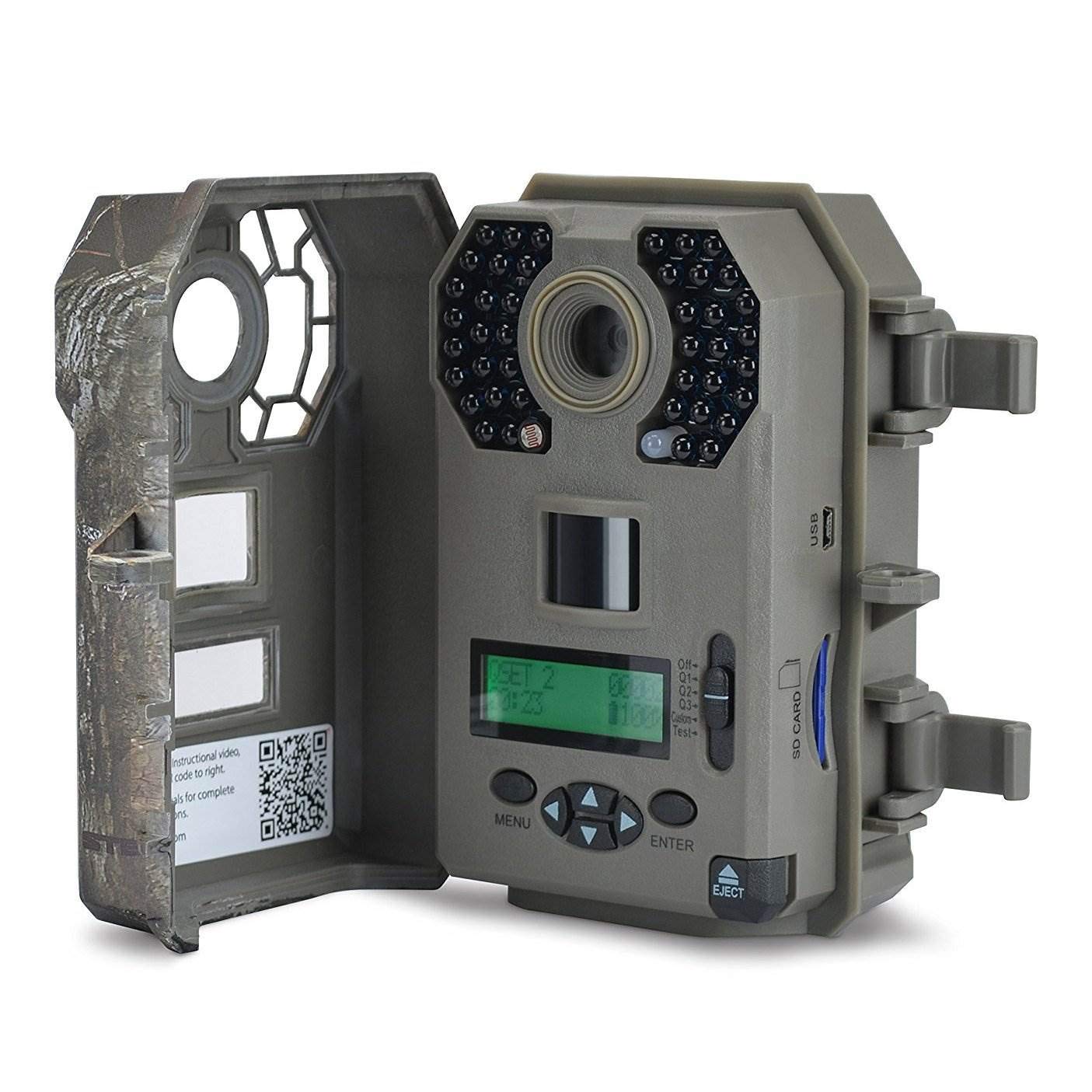Stealth Cam G42NG No-Glow Infrared Trail Game Camera - Fast 0.5s Trigger Speed, 12MP HD Photos & 1080p Video with Burst Mode - Ideal for Night Hunting, Wildlife Monitoring, and Security Surveillance