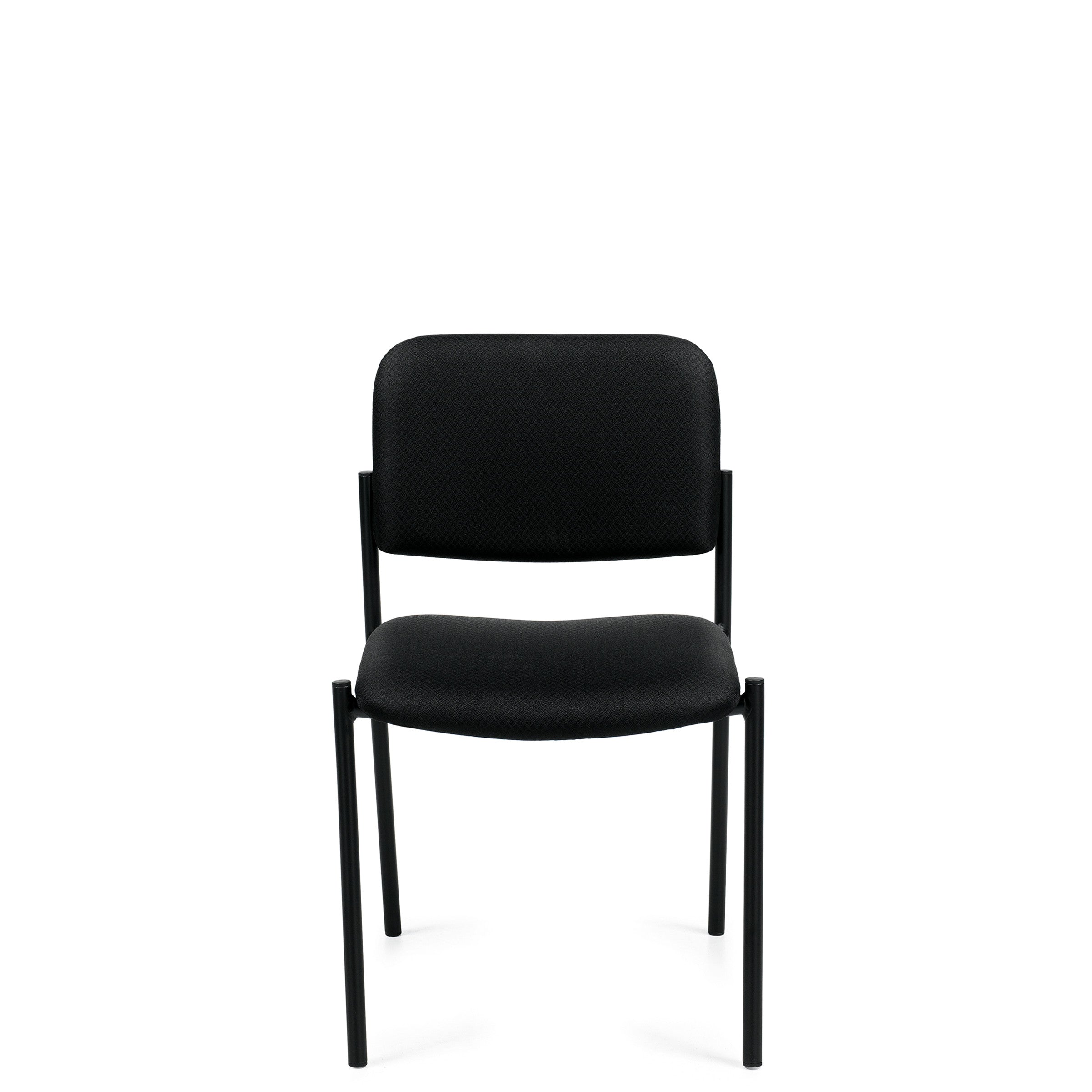 OTG2748 Armless Stackable Chairs - Set of 2 for Dining, Office, or Event Seating - Space-Saving Stacking Chairs for Home and Commercial Use