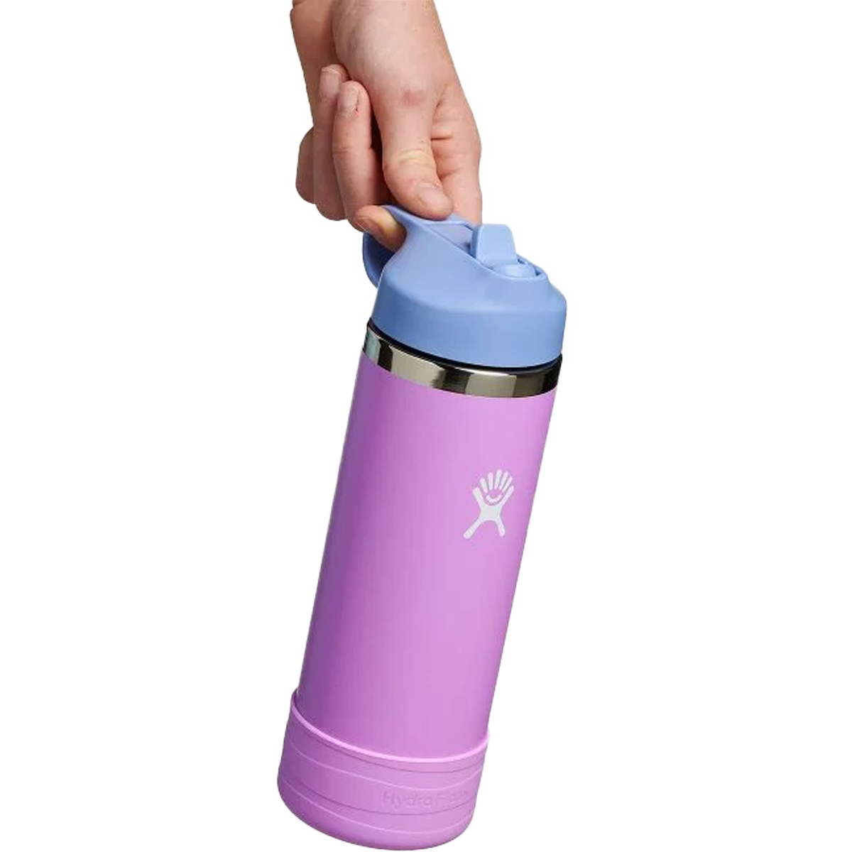 18 oz Kids Wide Straw Lid & Boot - BPA-Free Spill-Proof Water Bottle for School, Sports & Outdoor Activities