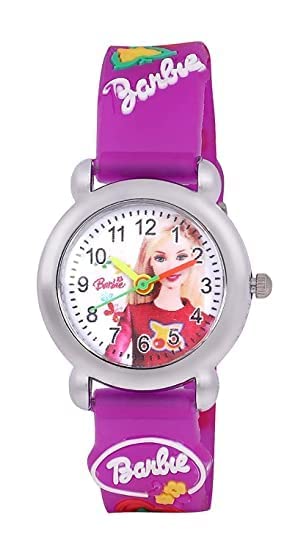Barbie Love Series Analog Watch for Girls - White Dial, Pink Strap, Birthday Gift for Kids & Party Favors | Perfect for School, Playtime & Special Occasions