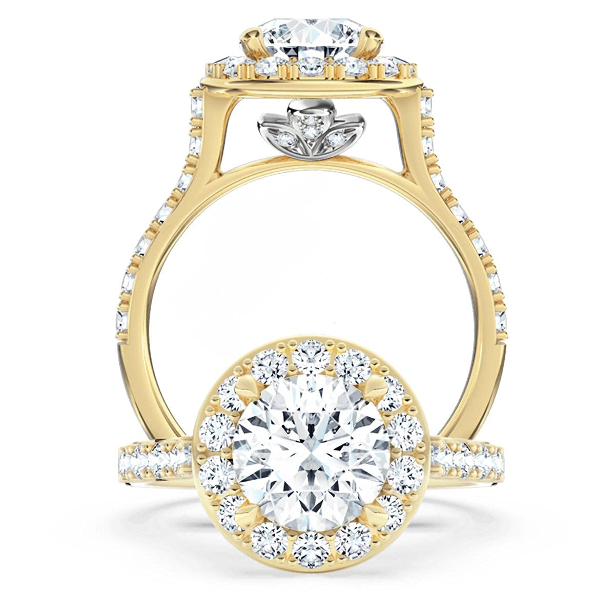 Stunning Moissanite Engagement Rings for Women - 10K, 14K, 18K Gold & Platinum Plated Silver - 3 Elegant Styles | Perfect for Proposals, Anniversaries & Special Occasions