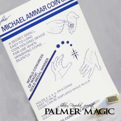 Silver Dollar Coin Clip (Ammar) - Secure Money Holder for Cash, Bills & Credit Cards | Perfect for Wallet, Purse, Travel & Everyday Use