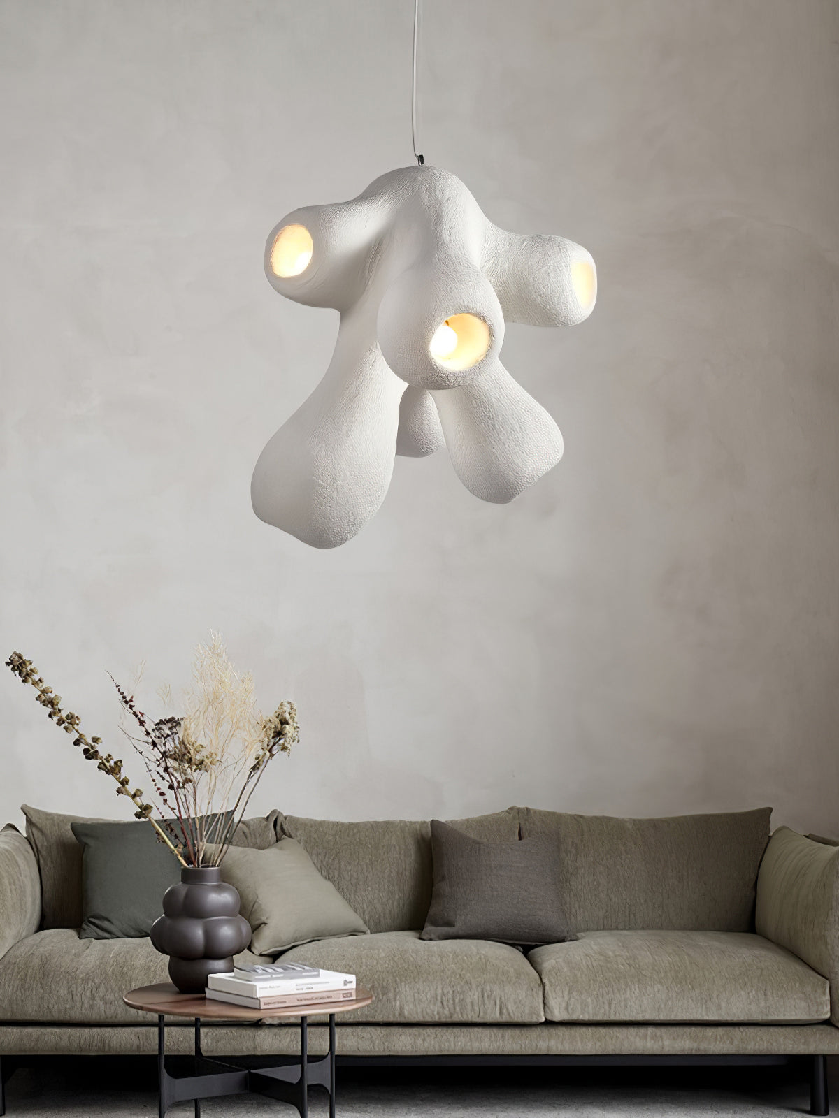 Fertility Pendant Lamp - Modern Boho Hanging Light for Bedroom, Nursery & Meditation Space | Fertility Symbol Home Decor for Positive Energy & Spiritual Healing