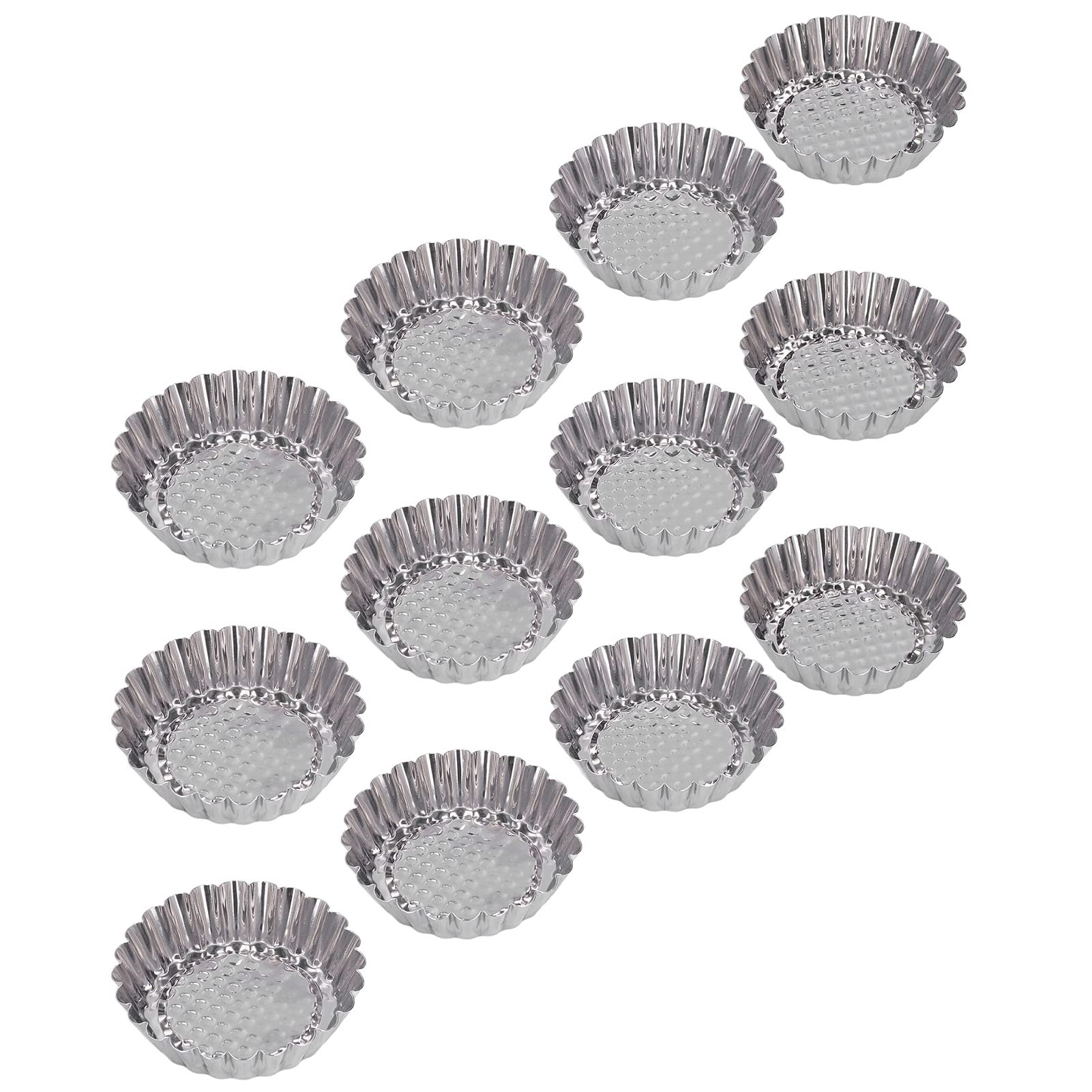Non-Stick Cake Mold with Indented Bottom - Perfect for Egg Tarts, Pastries & Baking - Ideal for Dessert Shops, Bakeries & Home Baking Enthusiasts