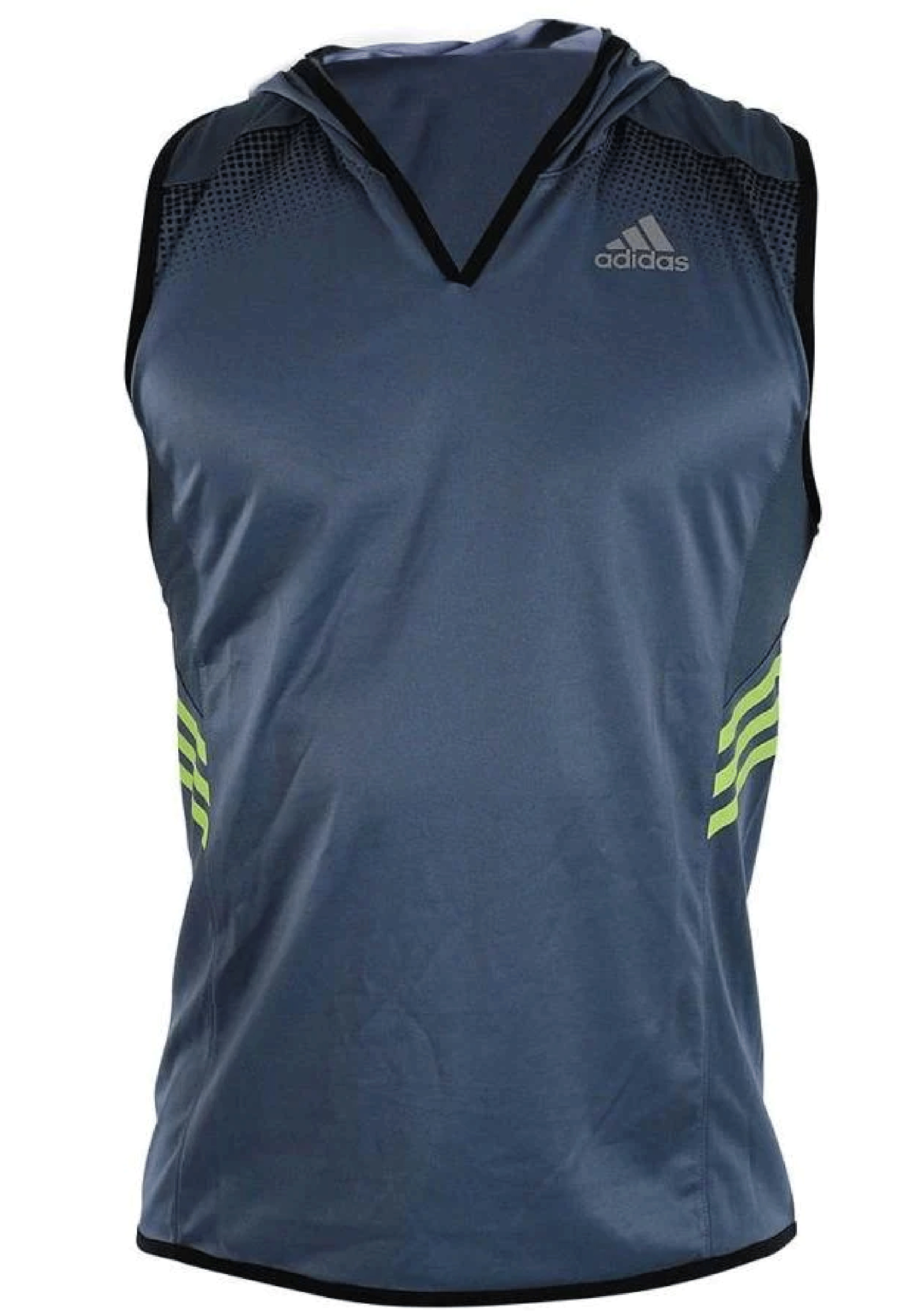 Adidas Men's Signature Hoodie Tank Top - ADISST02 | Comfortable & Stylish for Gym, Running, and Casual Wear