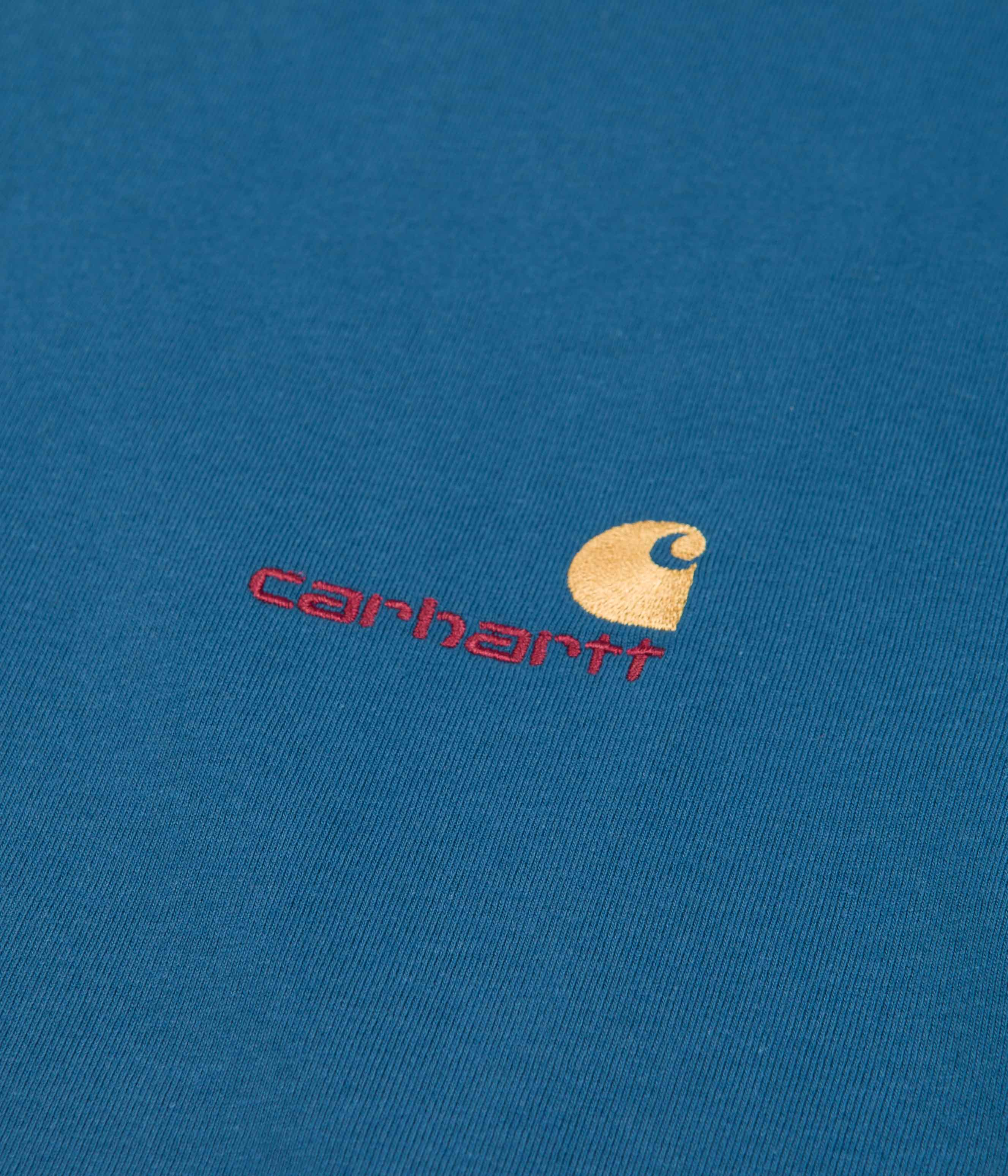 Carhartt American Script T-Shirt for Men & Women | Comfortable Cotton Crewneck Tee | Casual & Workwear Style | Perfect for Everyday Wear, Outdoor Activities & Layering
