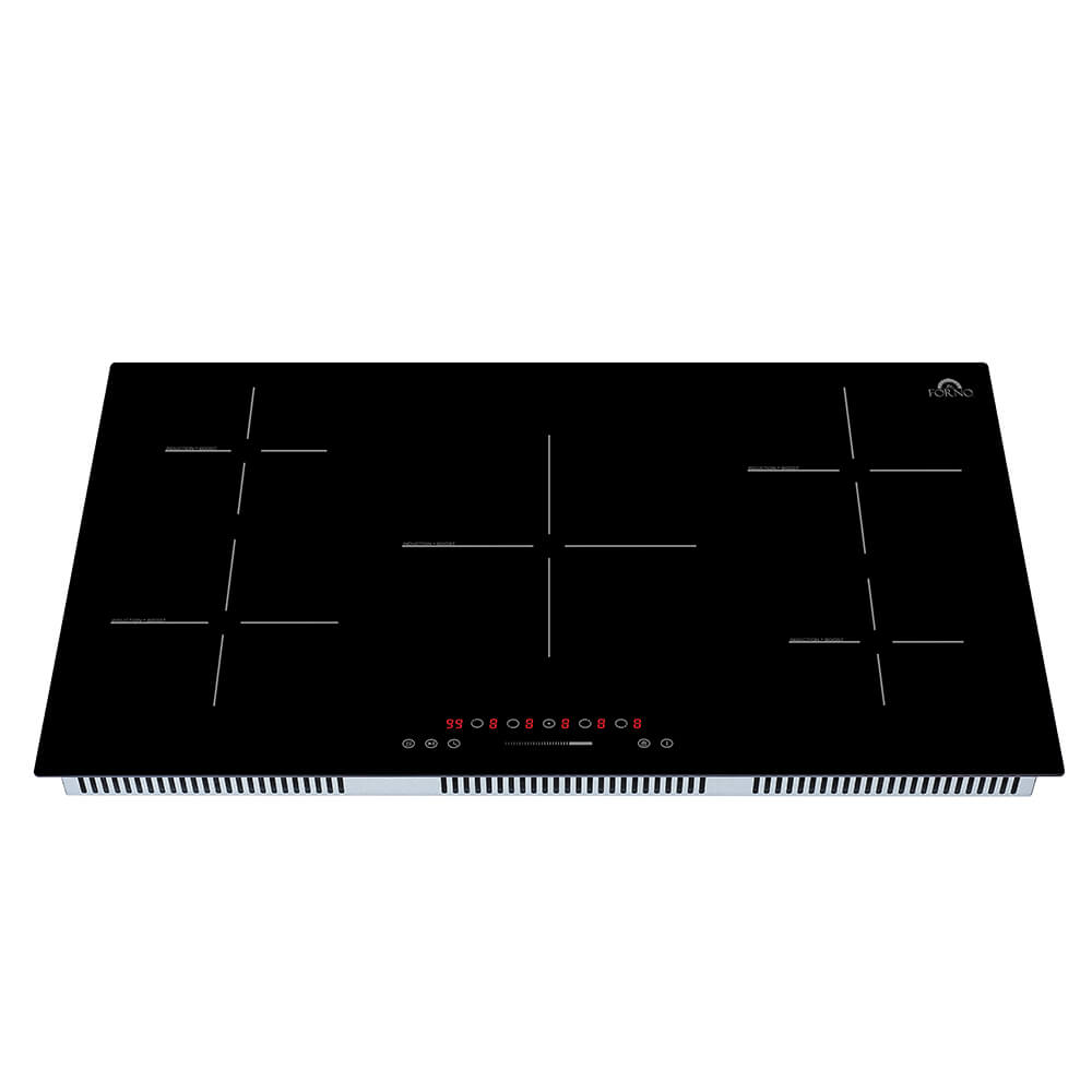Forno PARCO 36 Inch Commercial Induction Cooktop 10200W Heavy Duty Restaurant Stove - Model FCTIN0583 36 for Professional Kitchens, Catering & Food Trucks