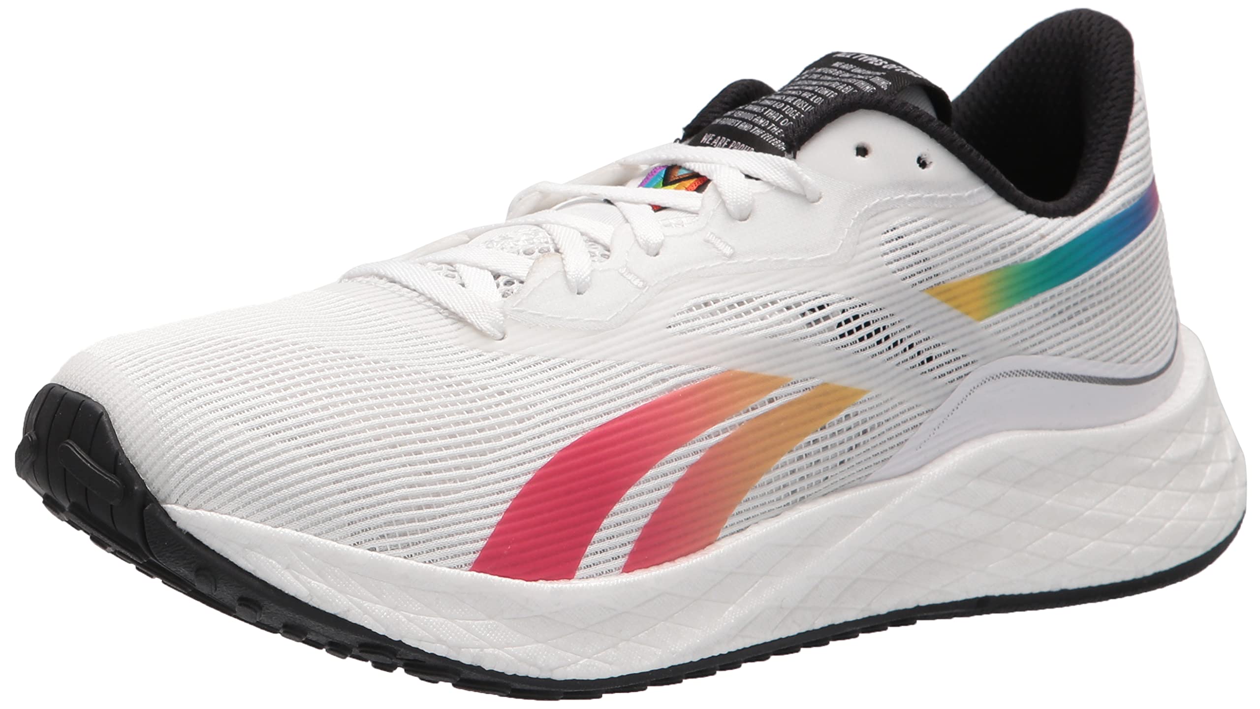 Reebok Men's Floatride Energy 3.0 Running Shoes - Lightweight & Cushioned for Comfort, Pride/White/Black Color, Size 9 | Perfect for Jogging, Gym Workouts & Daily Wear